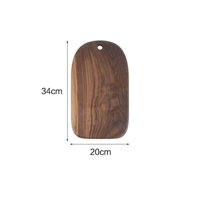 Chopping Boards Solid Wood Cutting Board Black Walnut Pizza Board Whole Wood Ste