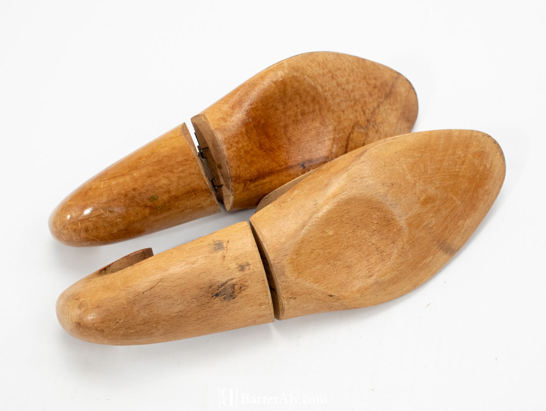 Mac Kay & Co Wooden Shoe Form Shaper Inserts Size 11in New York Used