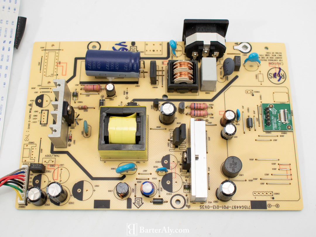 HP HP27SV / HSTND-9091-L Monitor Speakers Cable Button Board Power Board