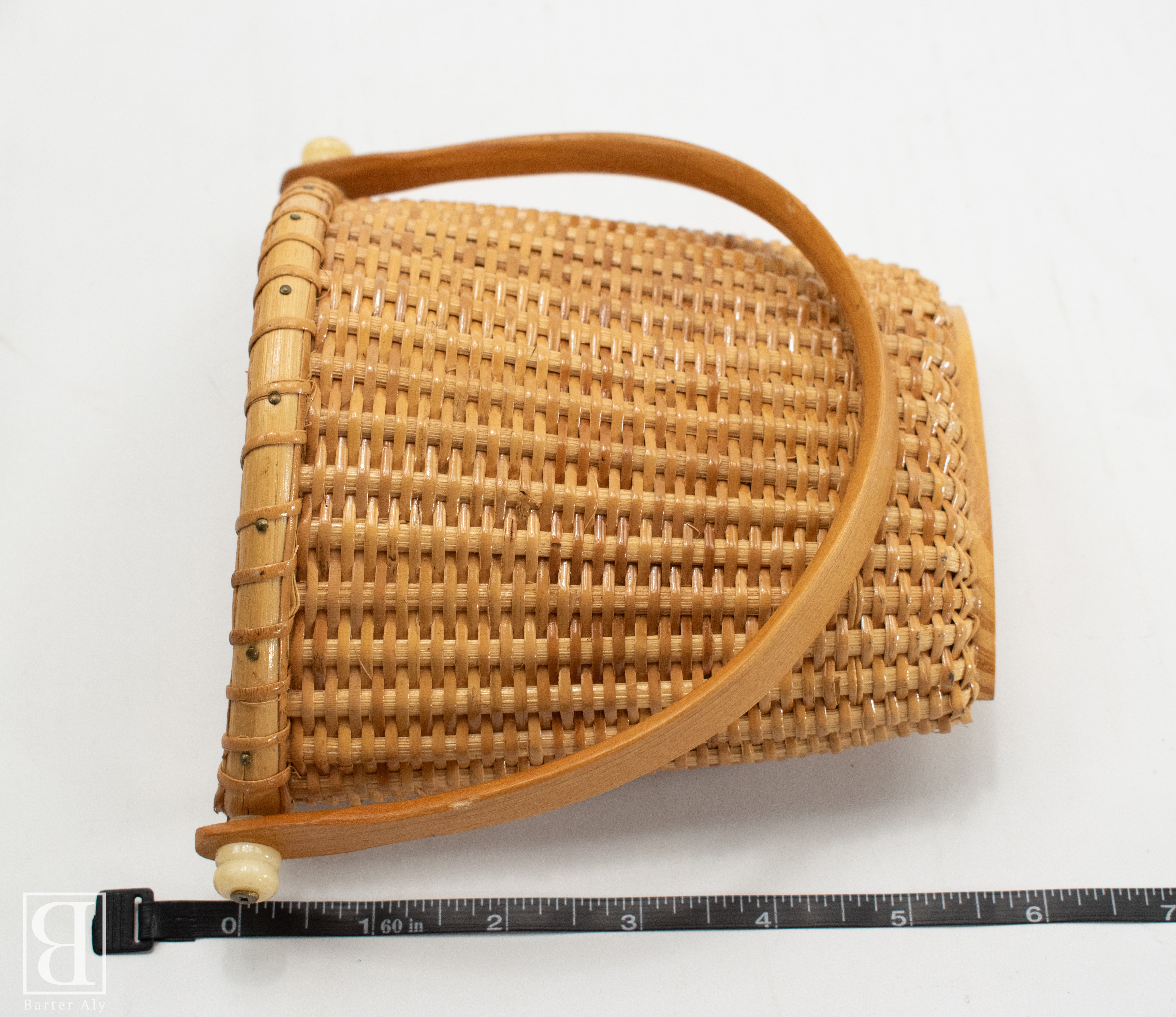 Wicker Basket Vintage Carry Home Decor Set Wicker basket Set of 3 Used