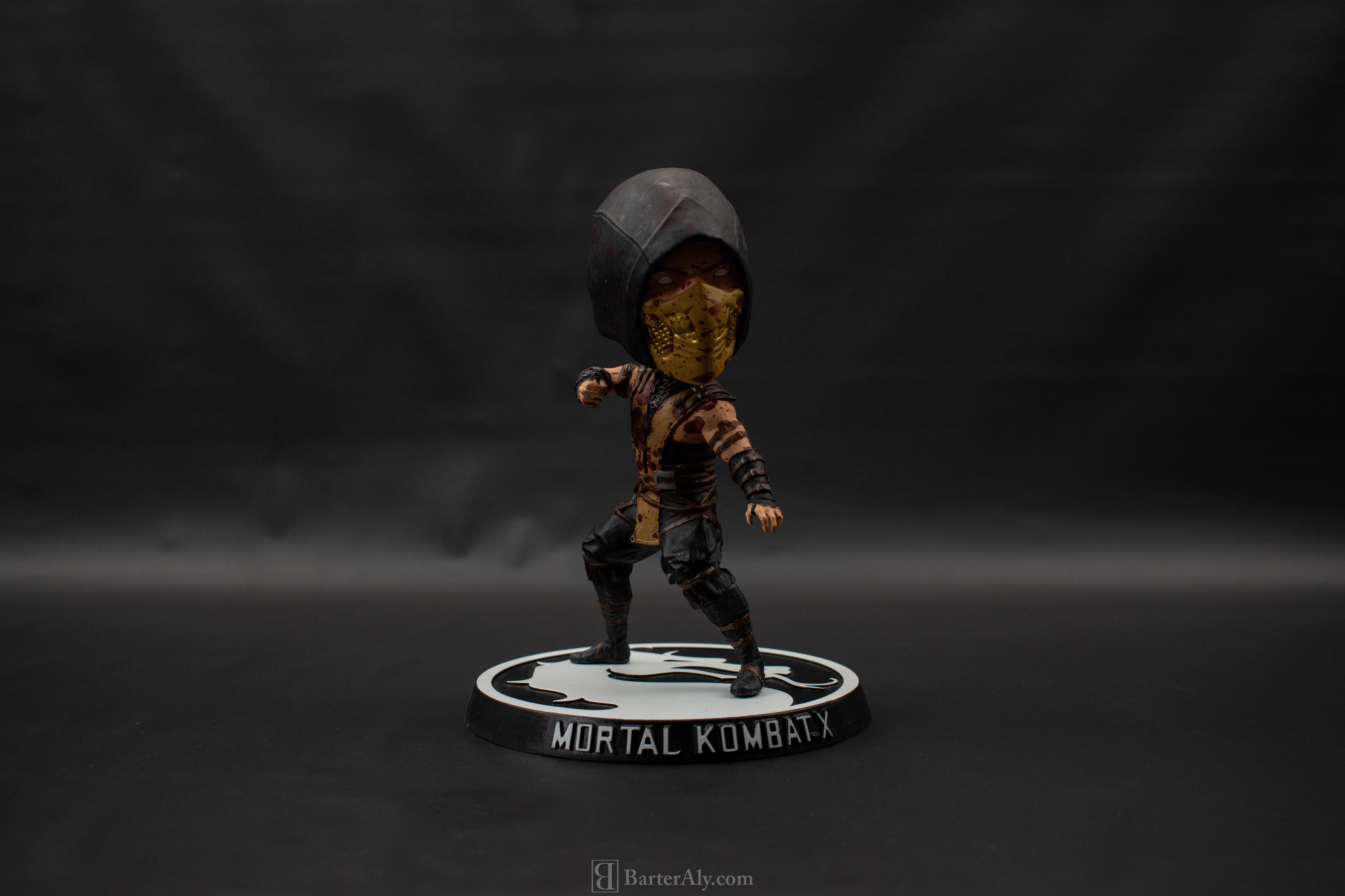 EXCLUSIVE Mortal Kombat X Bloody Scorpion 6 Inch Bobble Head Figure Bobblehead