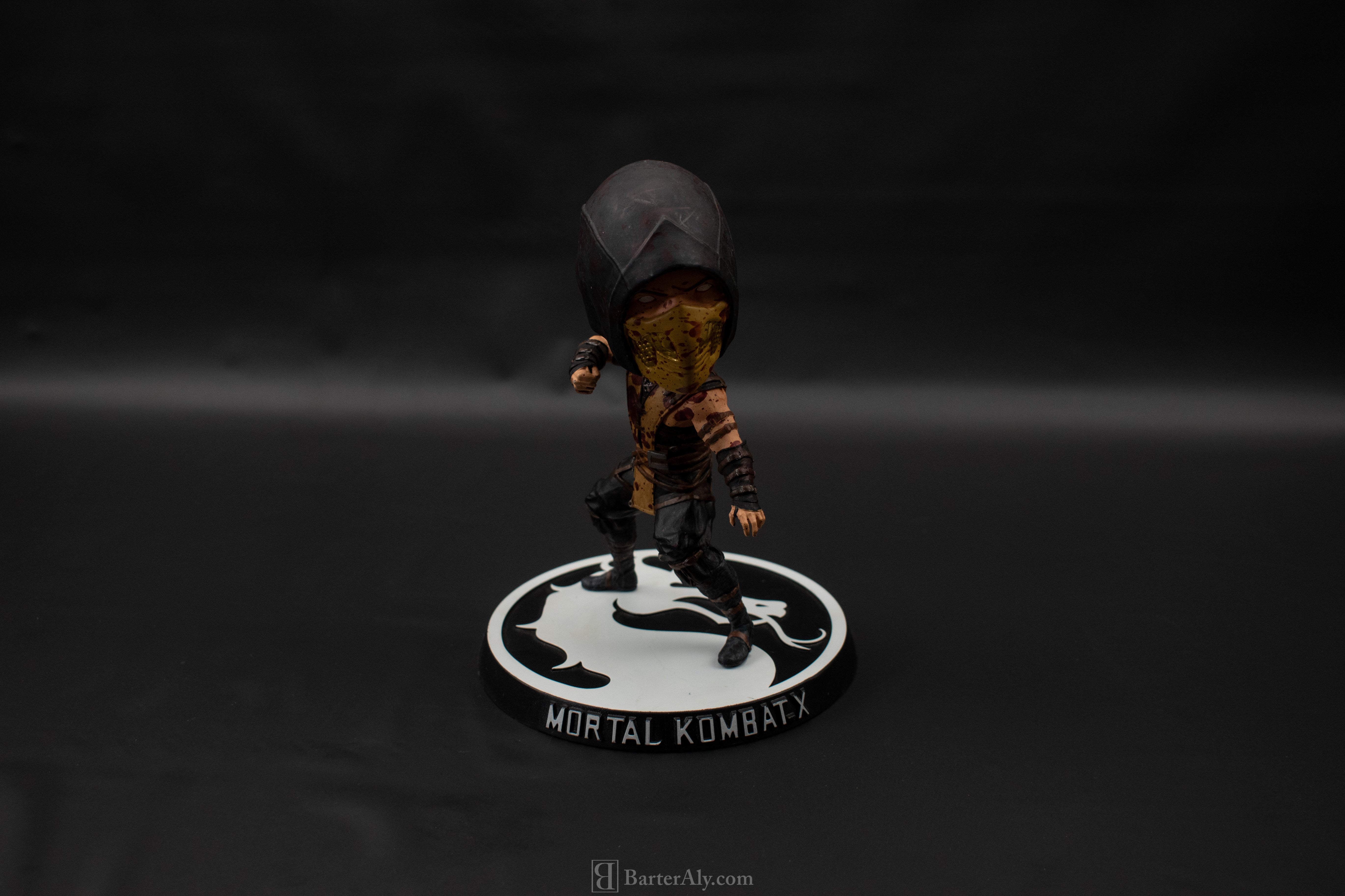 EXCLUSIVE Mortal Kombat X Bloody Scorpion 6 Inch Bobble Head Figure Bobblehead