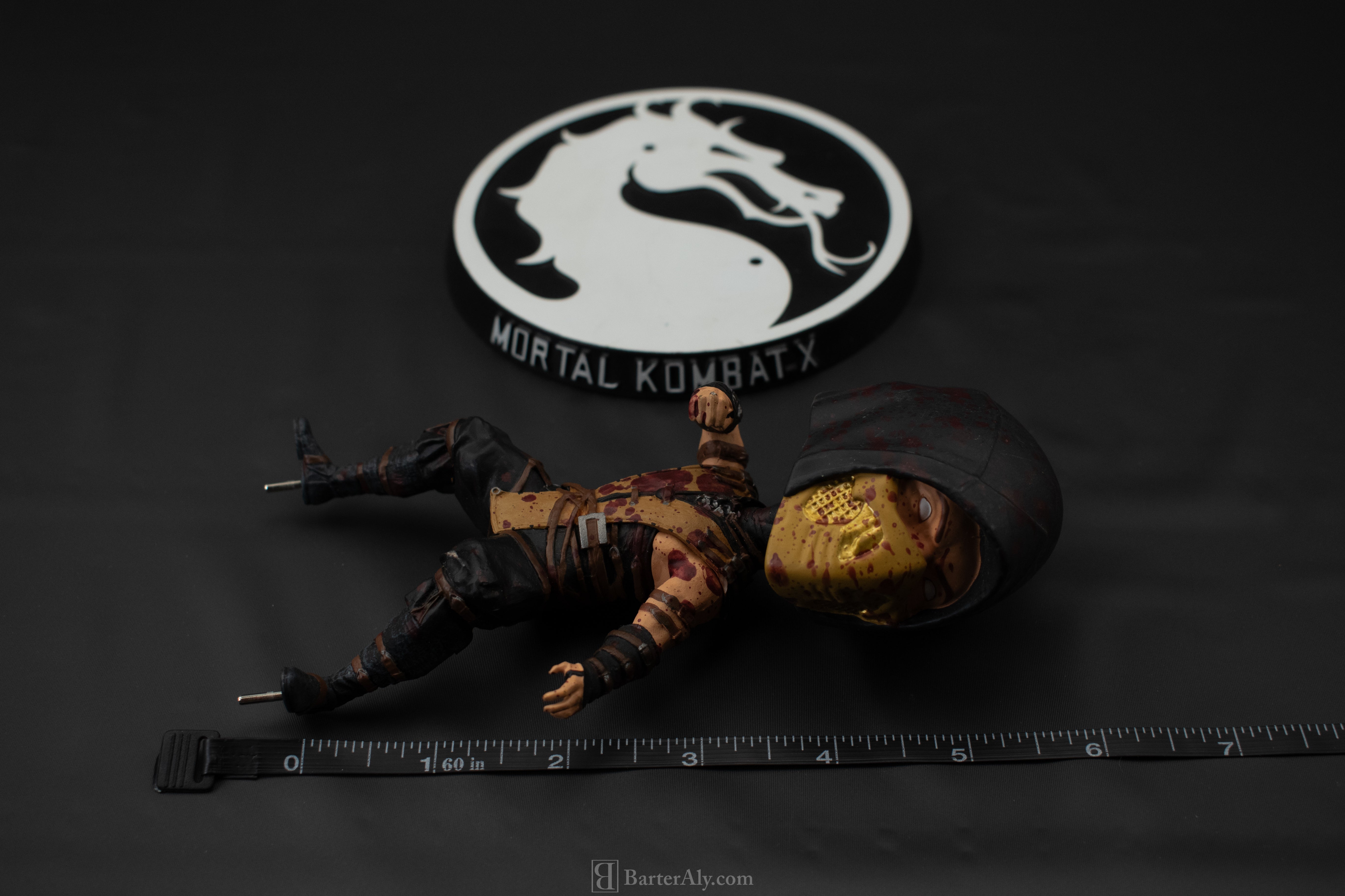 EXCLUSIVE Mortal Kombat X Bloody Scorpion 6 Inch Bobble Head Figure Bobblehead