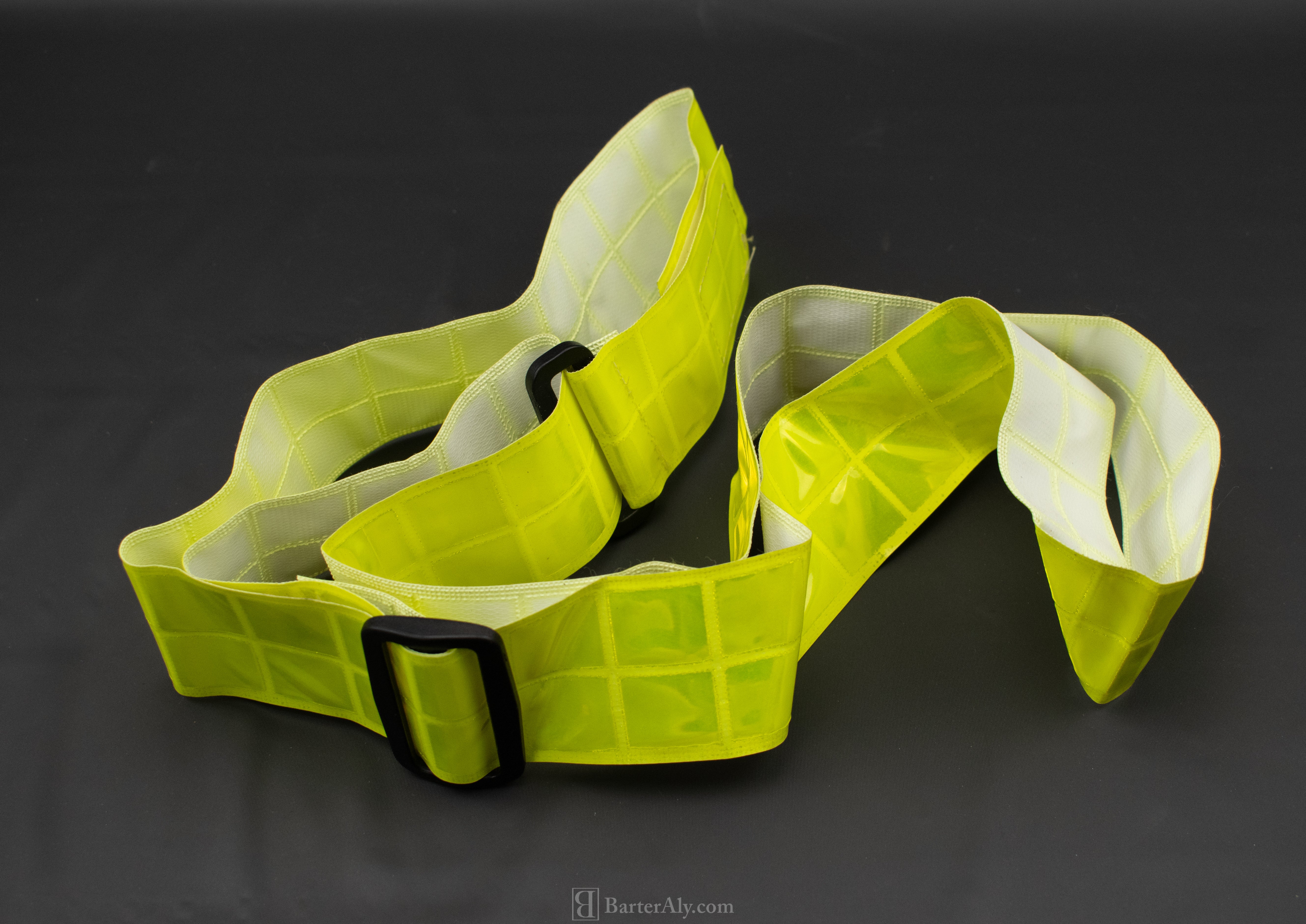 Reflective Safety Belt Yellow Neon Used PT Belt Workout Adjustable