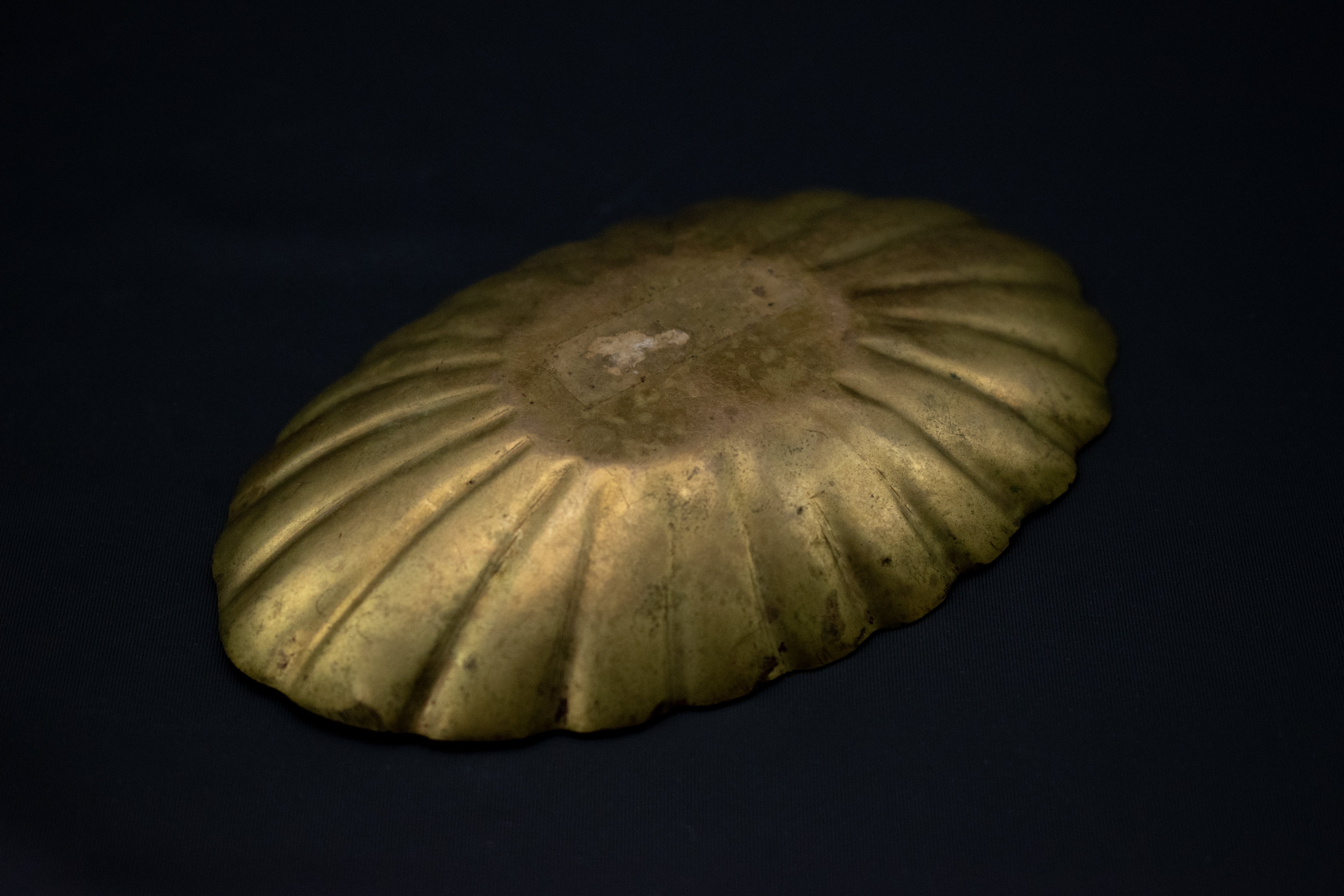 Victorian Soap Holder Vintage Brass Bowl 4 inches Small Decorative Ring Tray