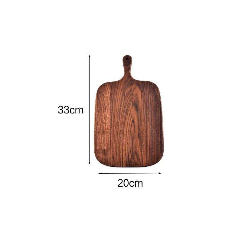 Chopping Boards Solid Wood Cutting Board Black Walnut Pizza Board Whole Wood Ste