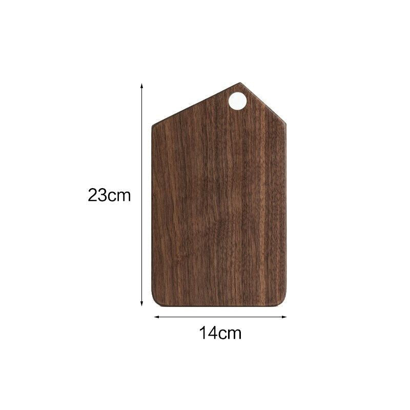 Chopping Boards Solid Wood Cutting Board Black Walnut Pizza Board Whole Wood Ste