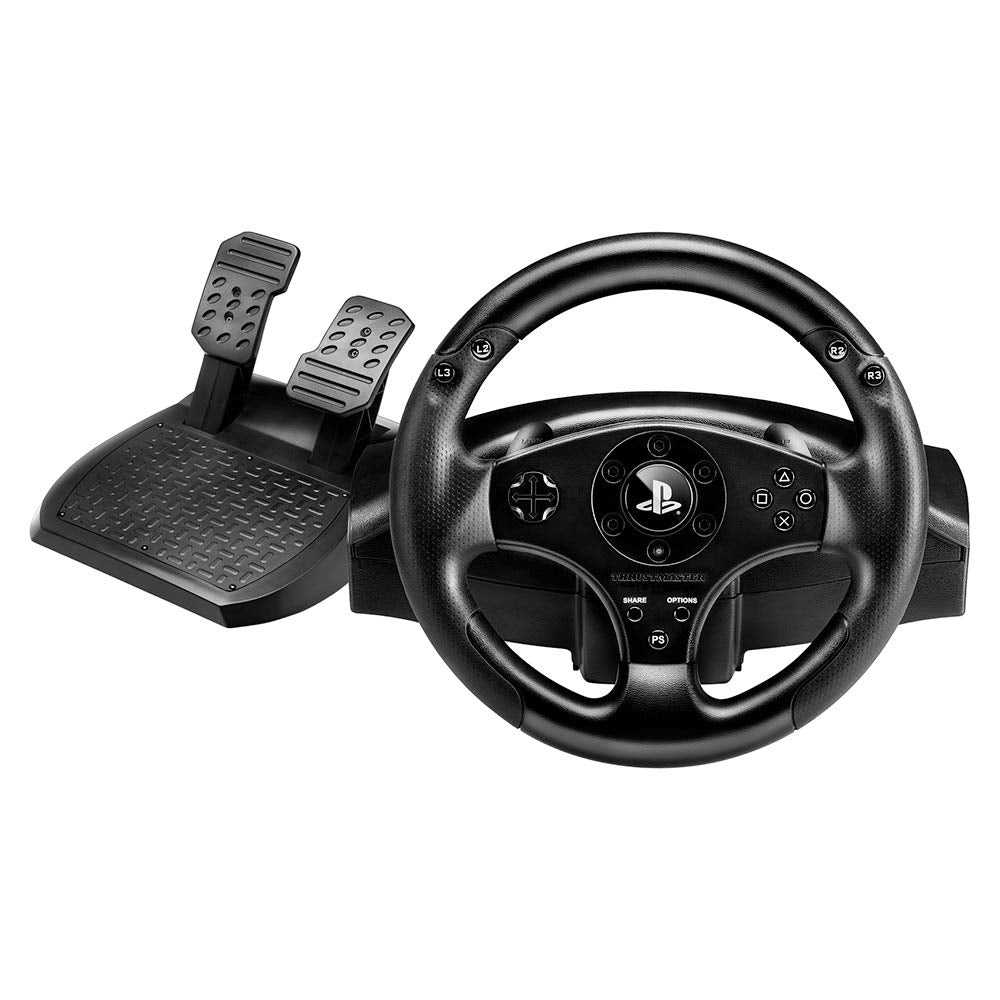 Sony Playstation Thrustmaster T80 Steering Wheel & Foot Pedals PS3 & PS4