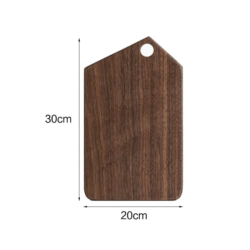 Chopping Boards Solid Wood Cutting Board Black Walnut Pizza Board Whole Wood Ste