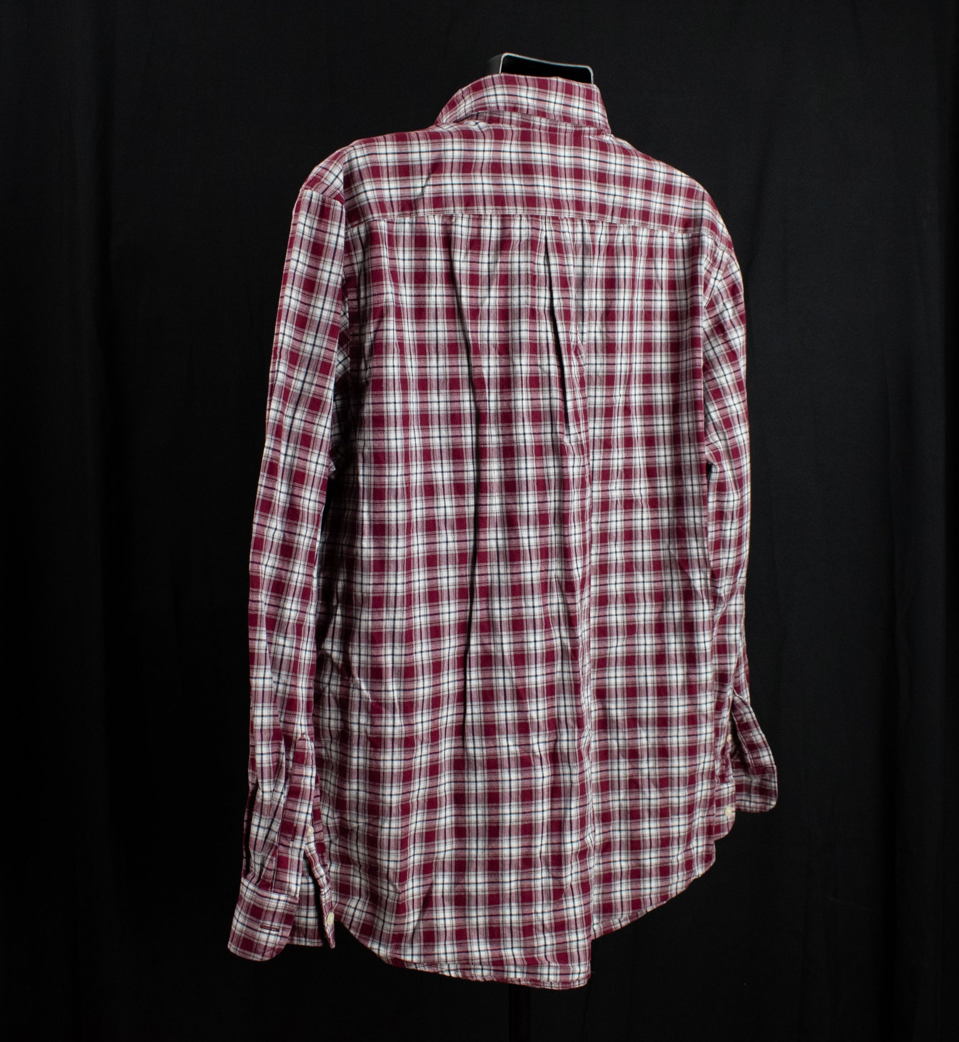 Champs XXL Adult Mens Long Sleeve Shirt Red Button Up Casual Wear