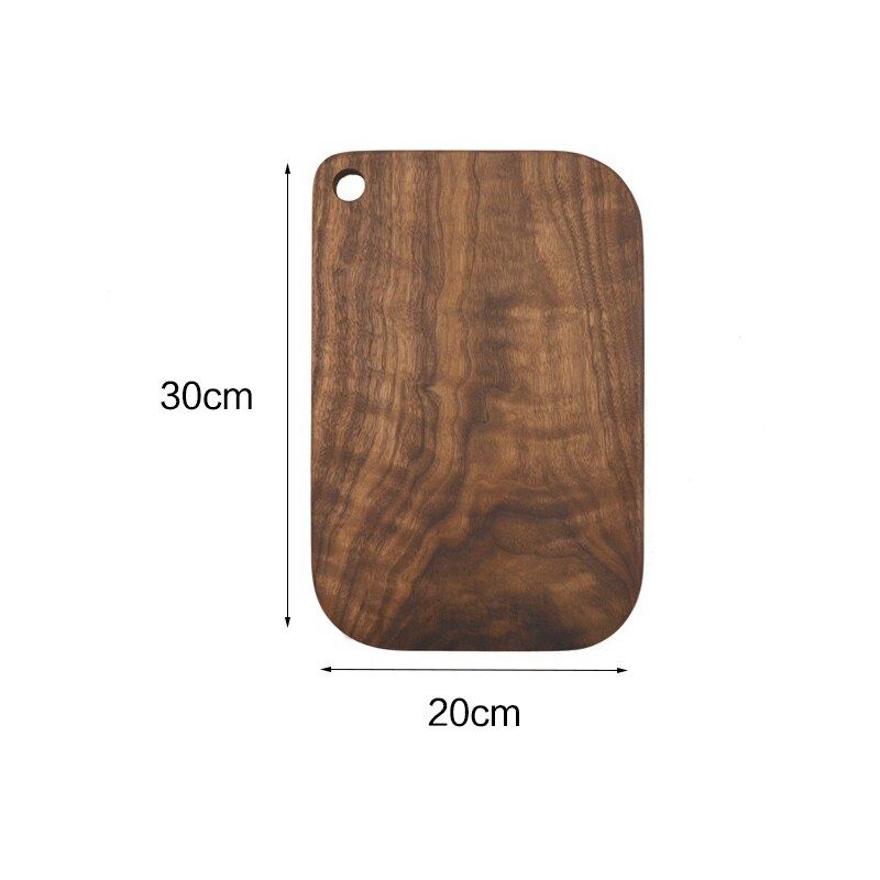 Chopping Boards Solid Wood Cutting Board Black Walnut Pizza Board Whole Wood Ste