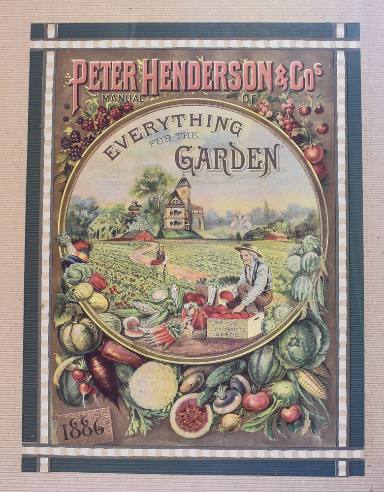 Peter Henderson & Co Everything From The Garden Print 1886 Authentic Print