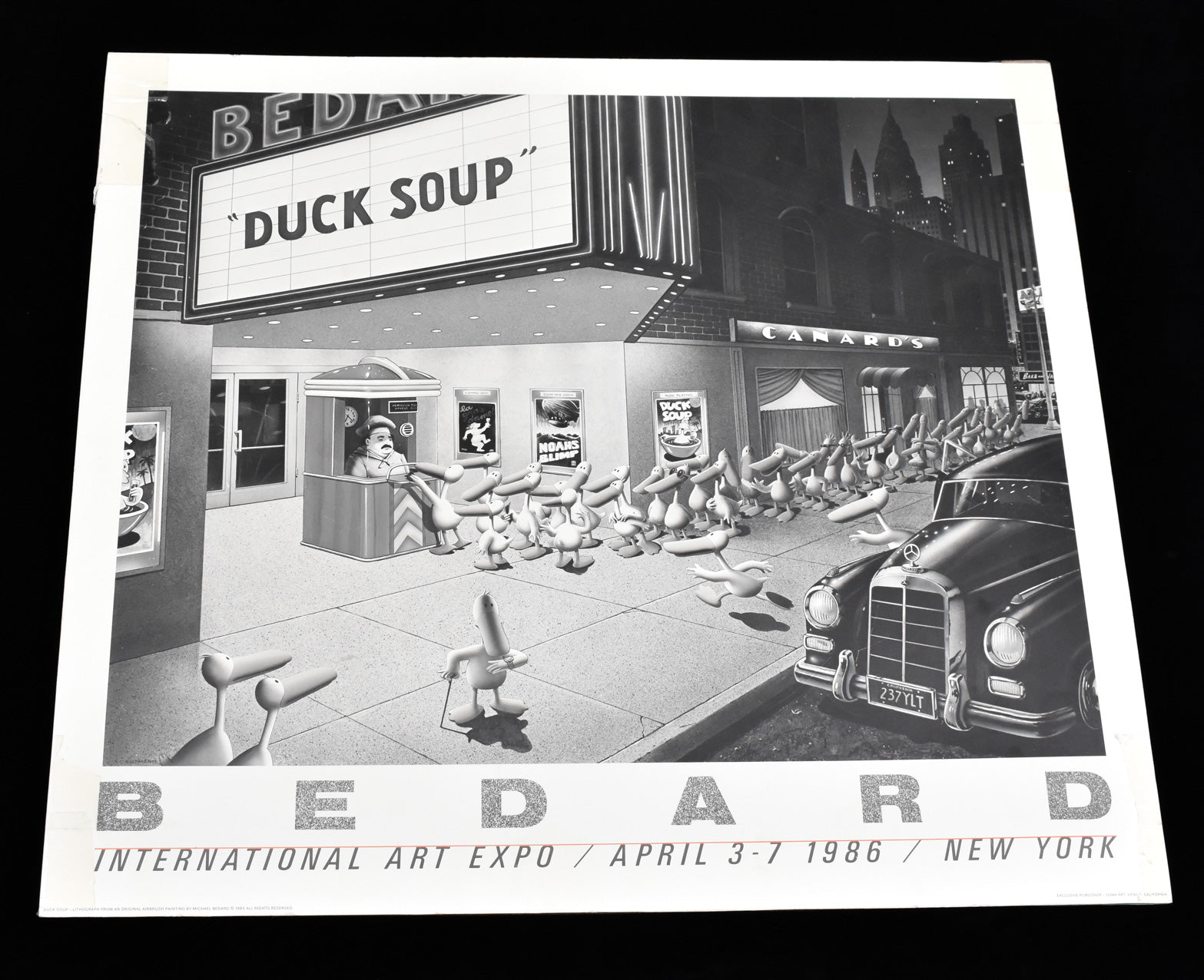 Ducks Soup Michael Bedard International Art Expo April 1986 Exclusive Print