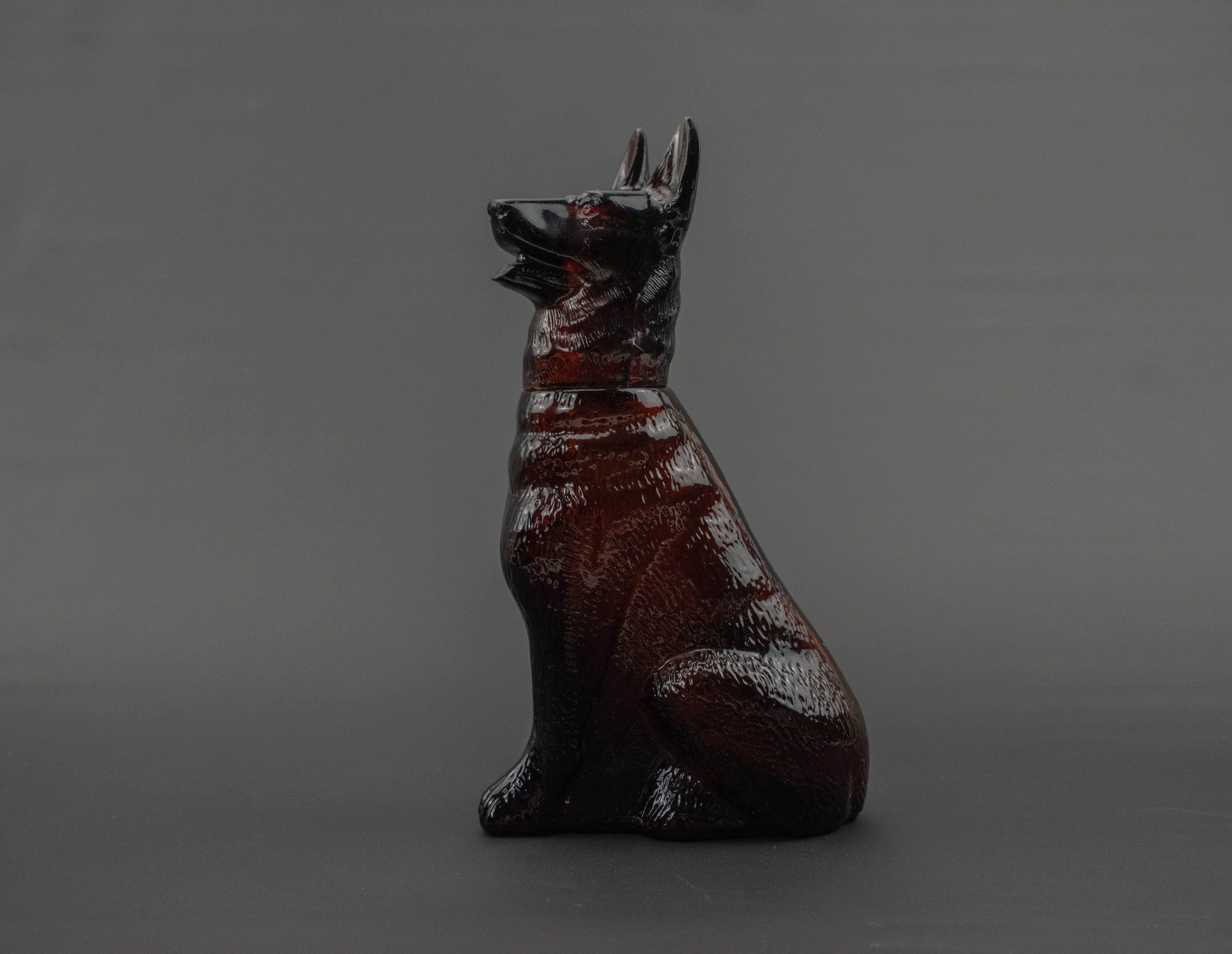 Avon Bottle Used Glass Bottle Dog