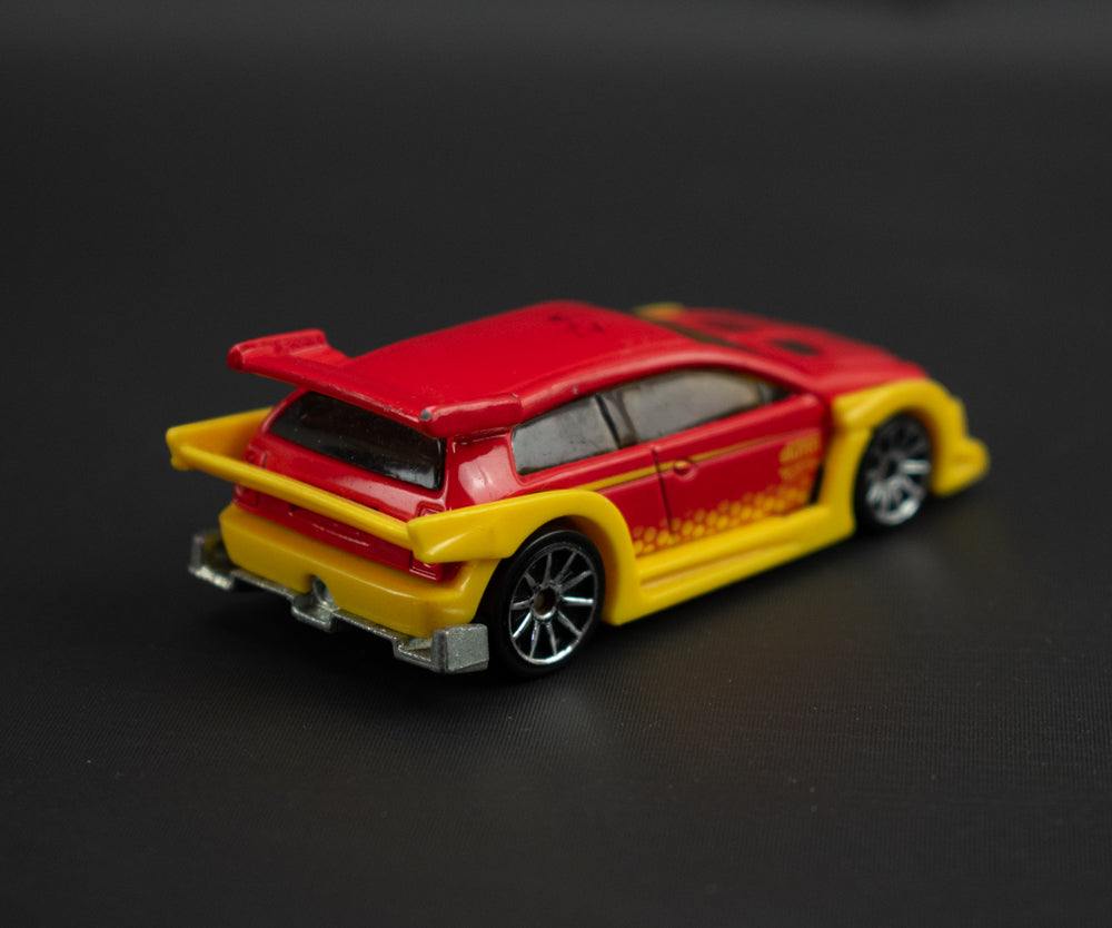 Hot Wheels Die Cast Car Red & Yellow