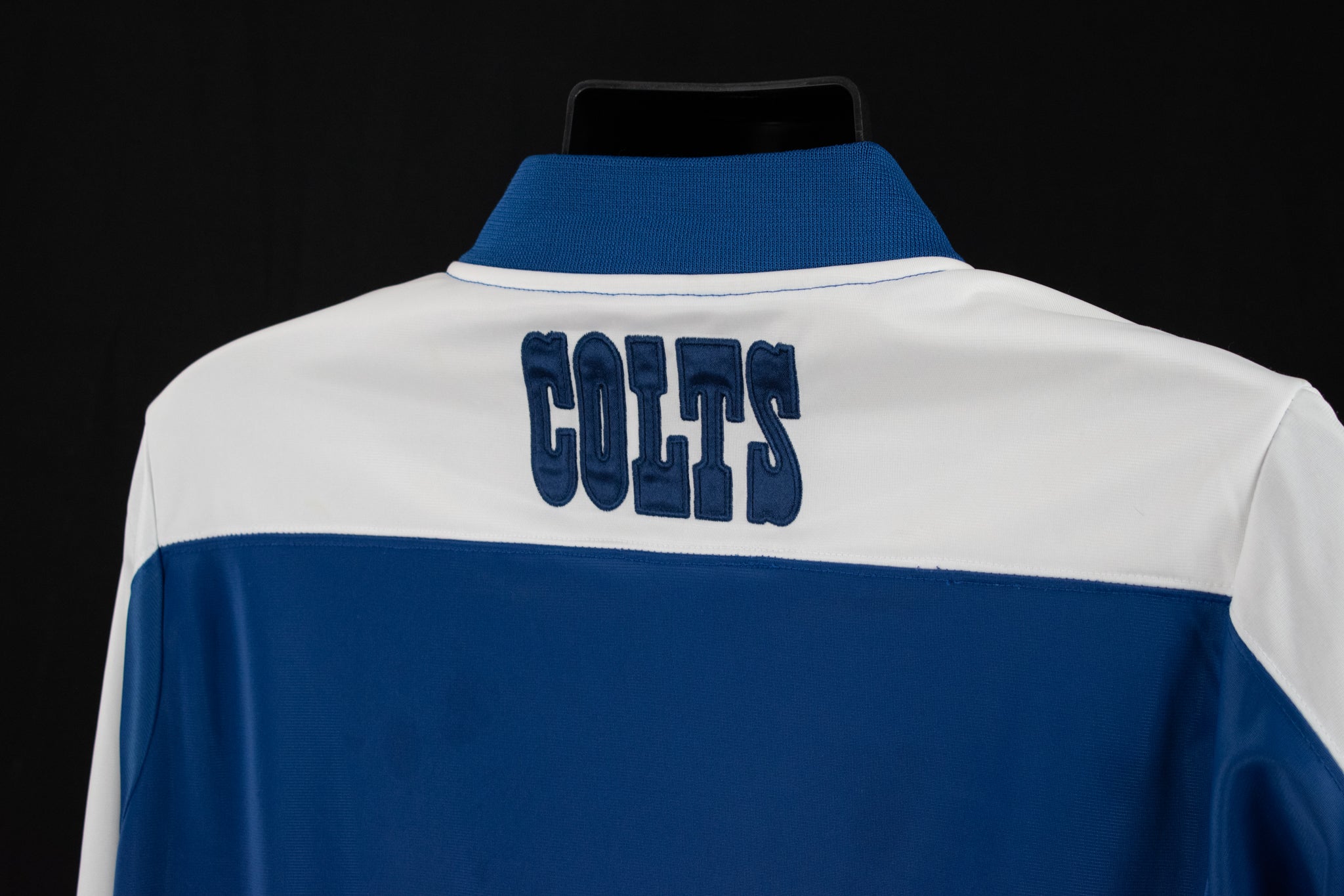 Colts Football Lightweights Female Jacket For Her NFL Authentic Zip-Up Blue Coat Large