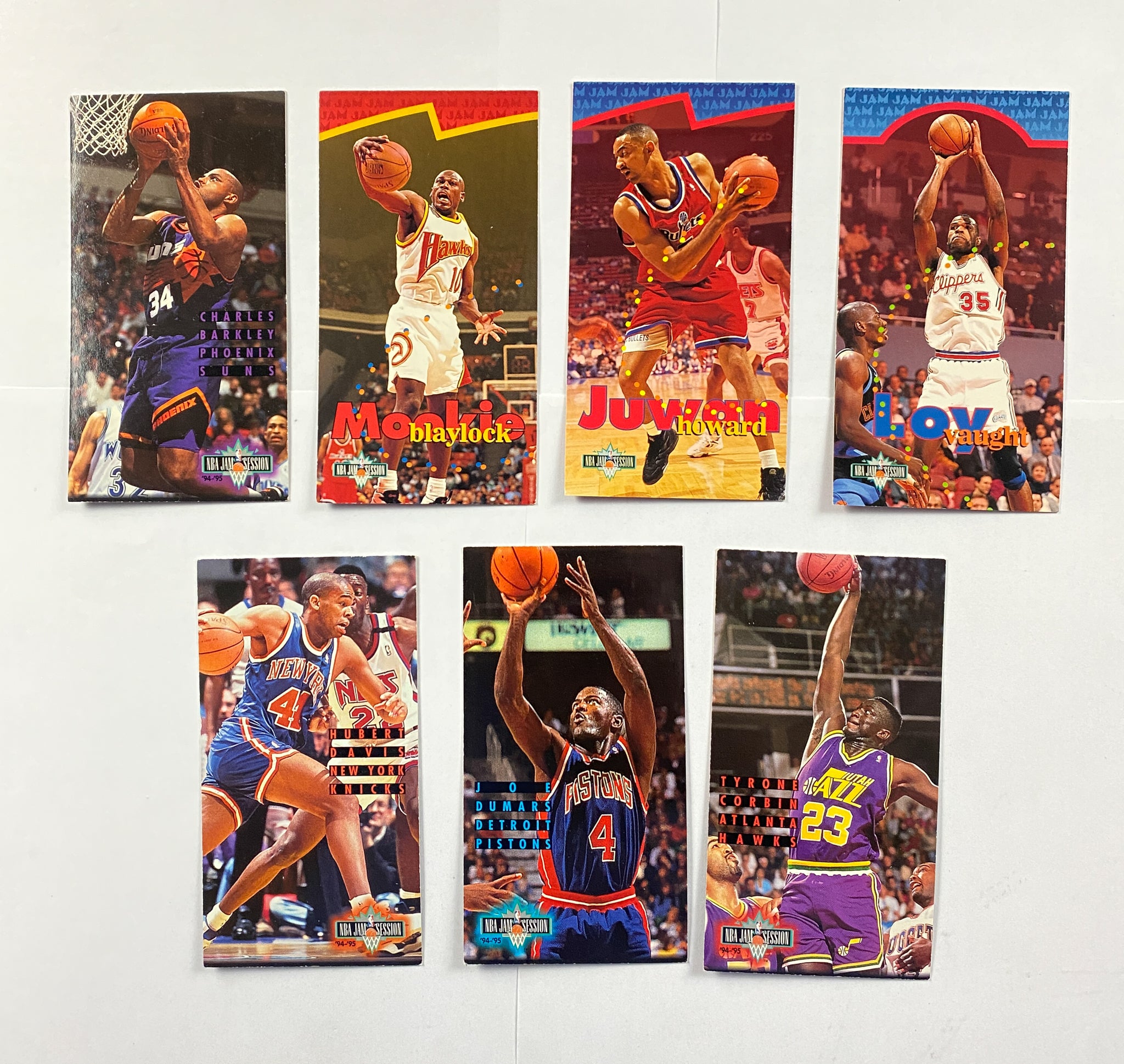 Fleer NBA Jam Session #147 Charles Barkley Basketball Card Lot 1994-1995 Lot 7x