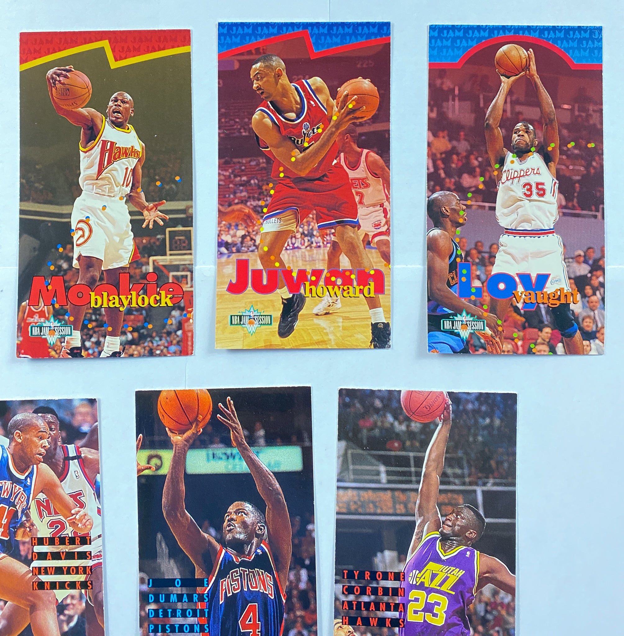 Fleer NBA Jam Session #147 Charles Barkley Basketball Card Lot 1994-1995 Lot 7x