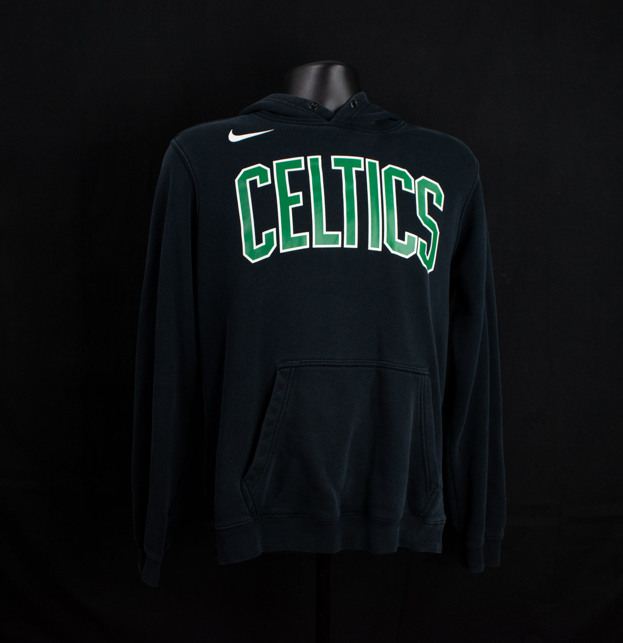 Boston Celtics NBA Basketball Nike Sweatshirt Medium Black Hoodie