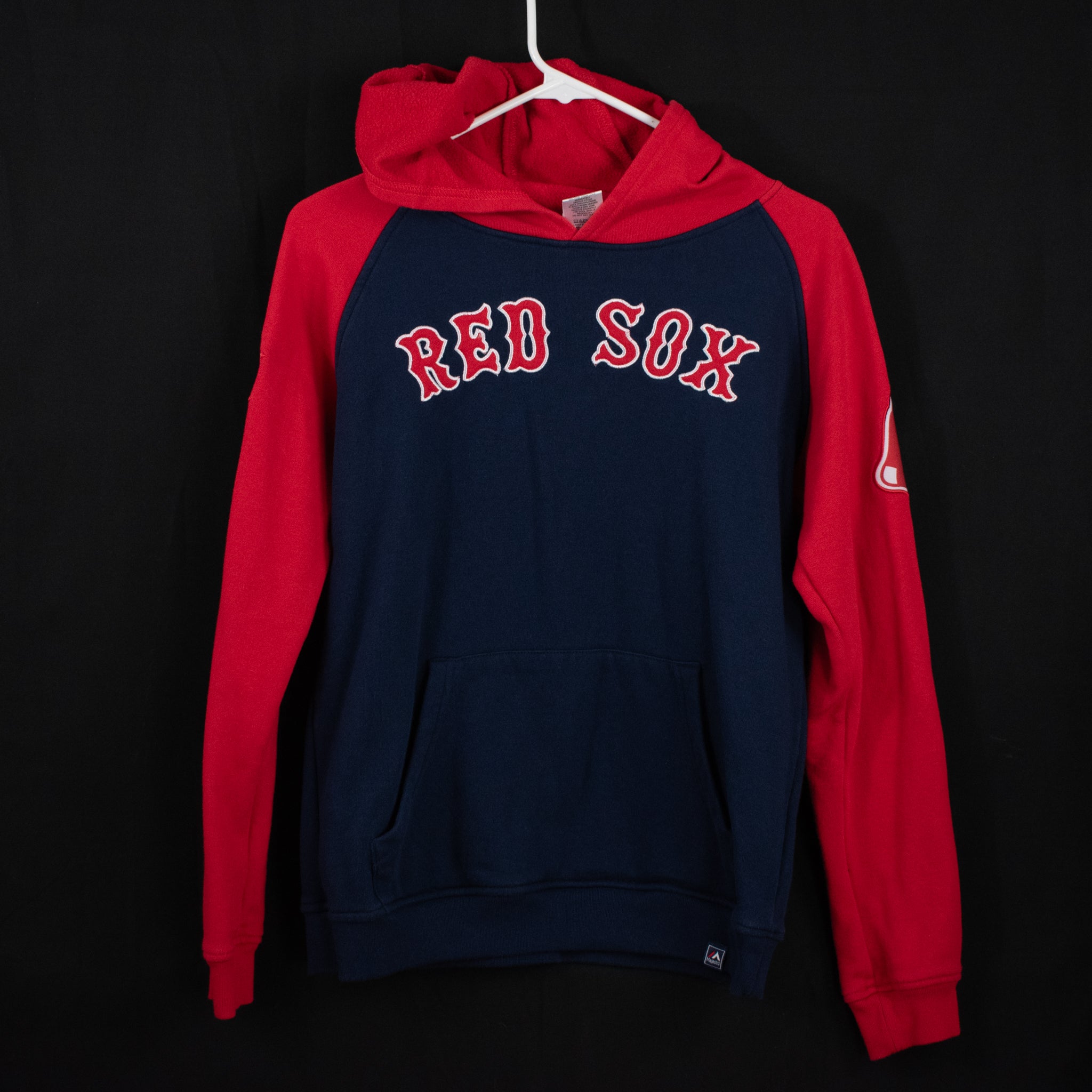 Boston Red Sox Kids Large 14-16 Sweatshirt MLB Baseball Hoodie Authentic Majestic