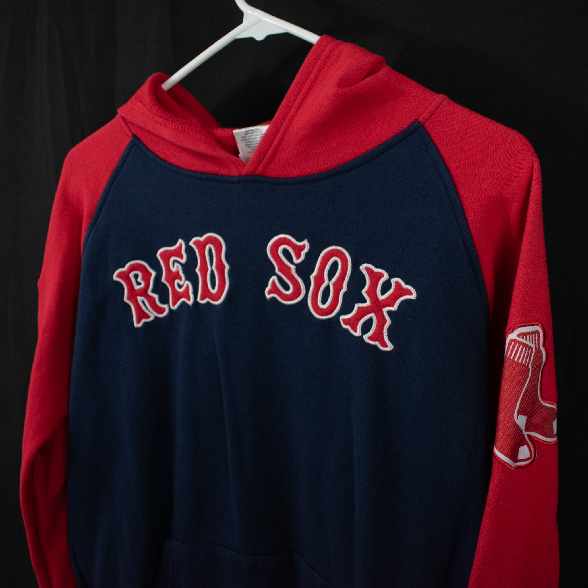 Boston Red Sox Kids Large 14-16 Sweatshirt MLB Baseball Hoodie Authentic Majestic