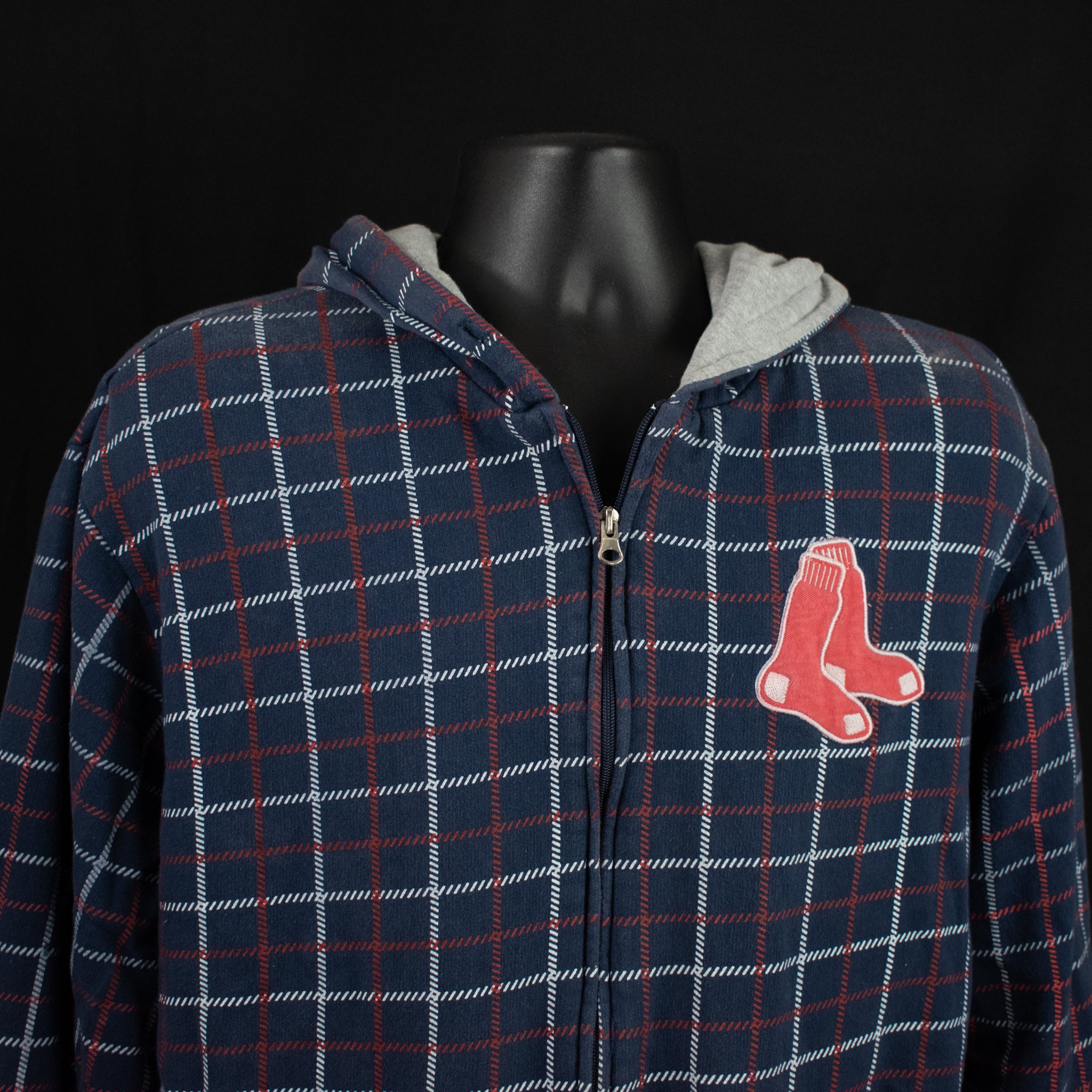 Boston Red Sox X-Large Sweatshirt Hoodie MLB Baseball Authentic MLB Adult Jacket Blue XL