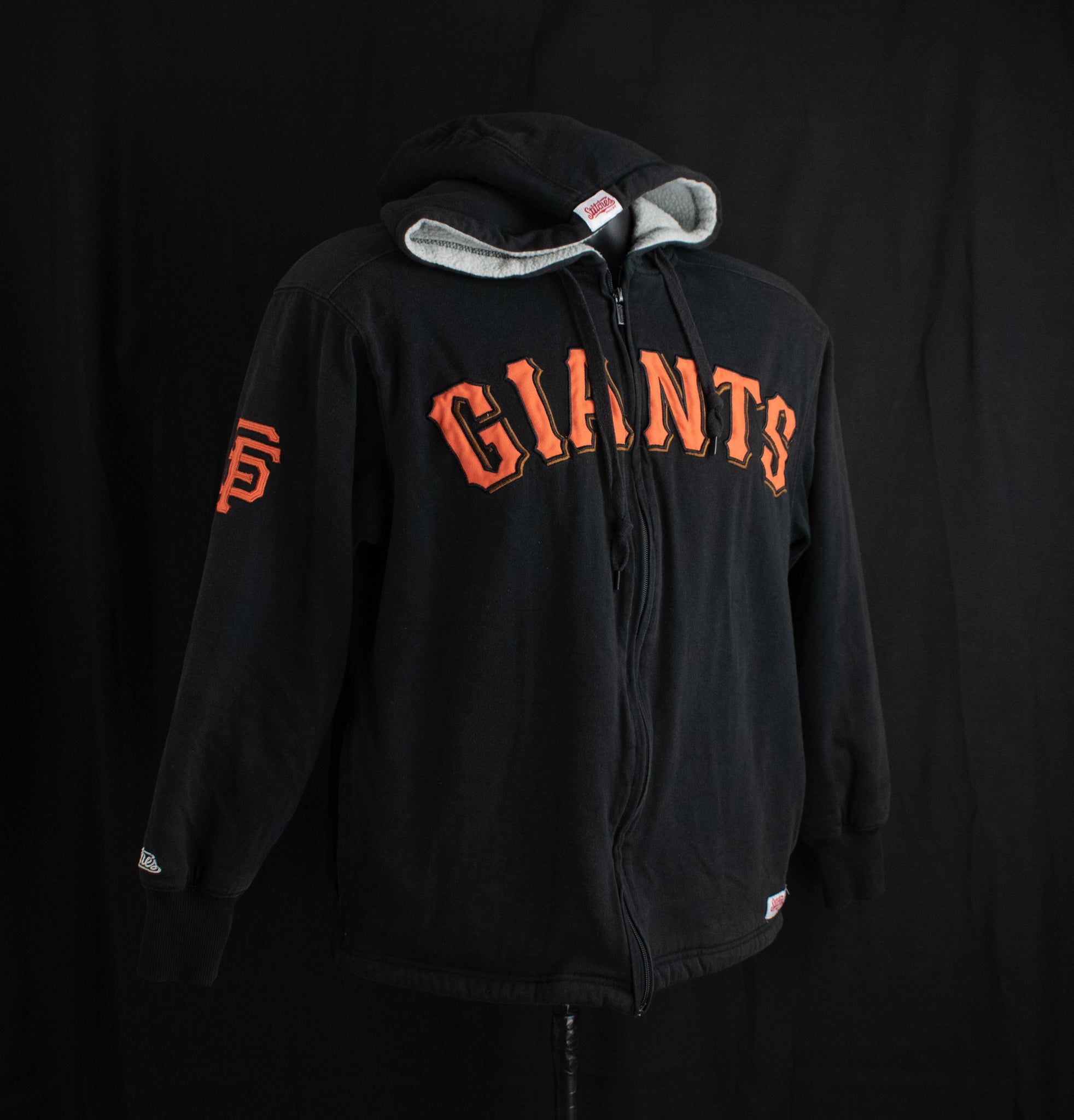 San Francisco Giants MLB Baseball Hoodie Zip Up Vintage Stitches Sweatshirt Small