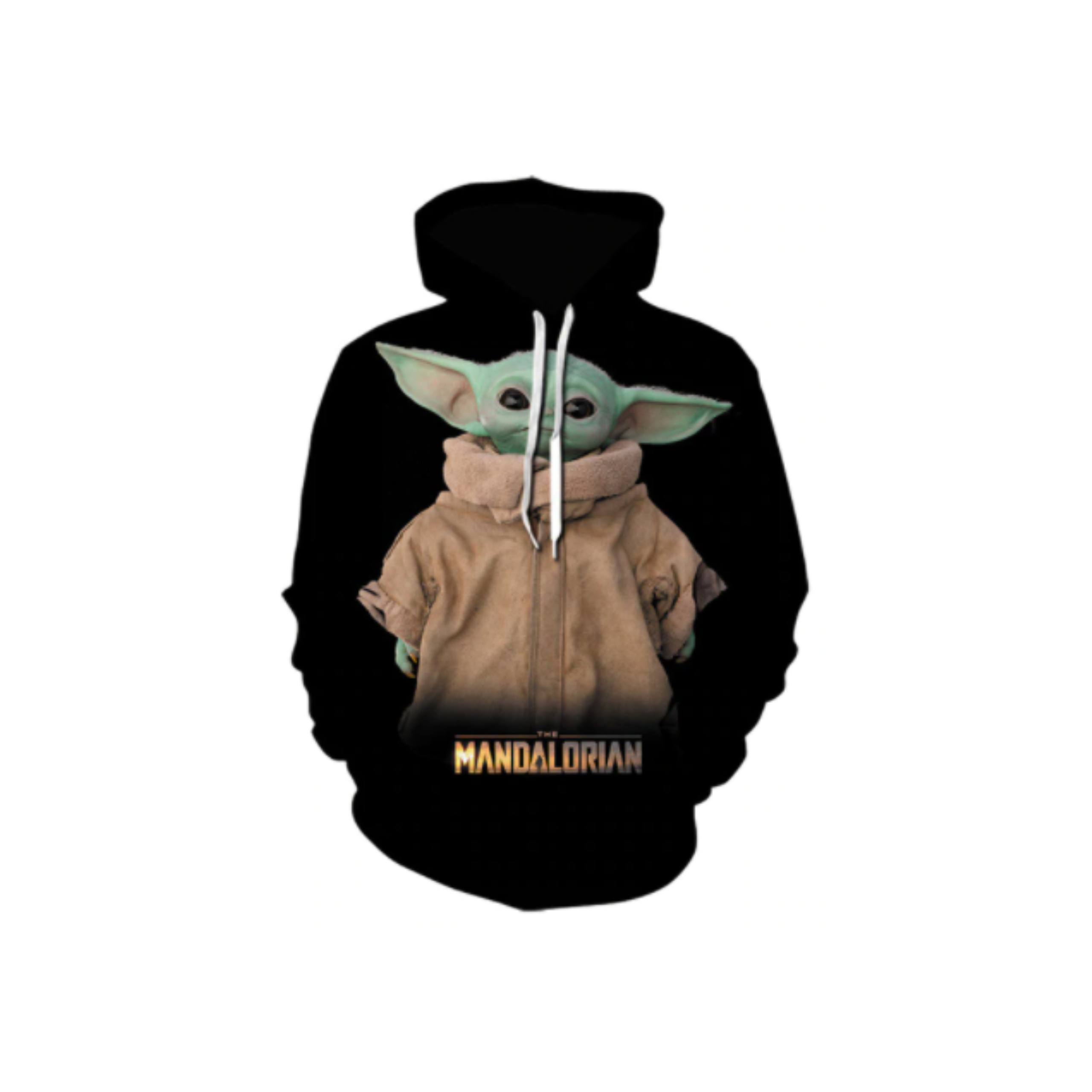 Yoda Hoodie Exclusive Art Design Sweatshirt Black Custom Hoodie Adult Mens NEW