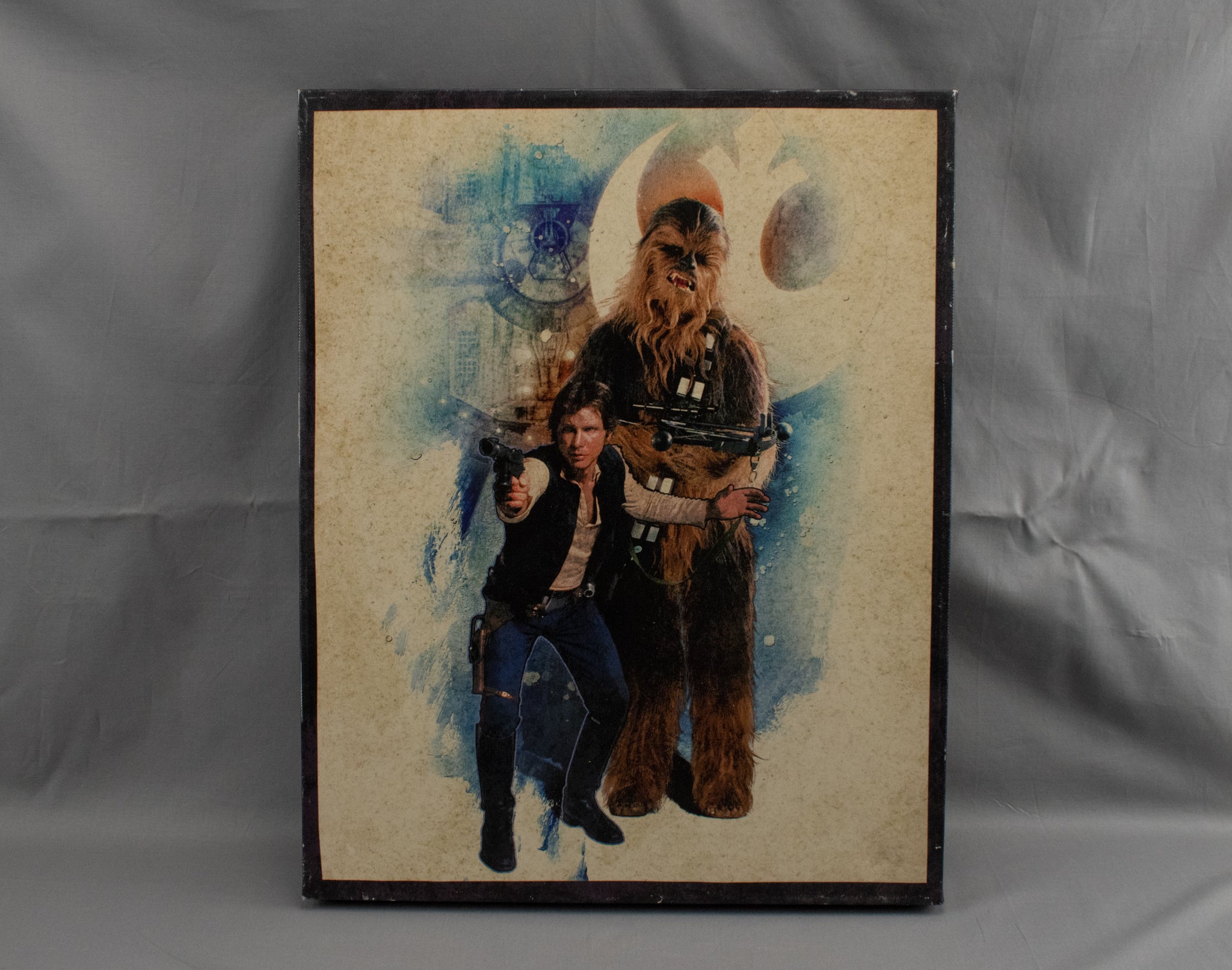 Star Wars Canvas Prints R2D2 C-3PO Han Solo Chewbacca Used Set