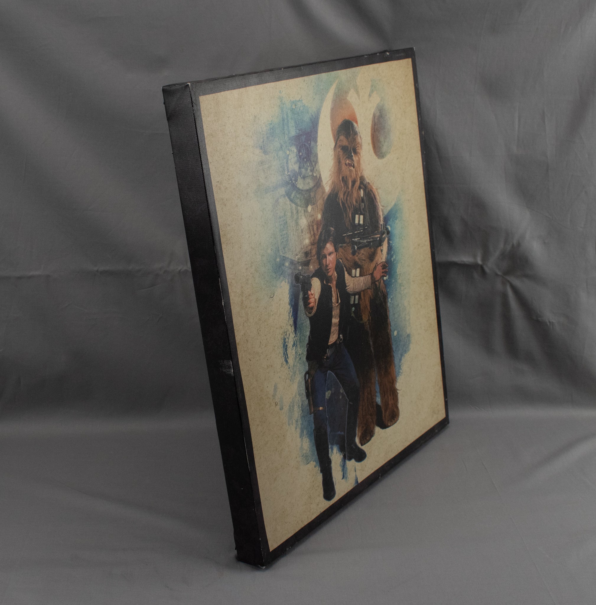 Star Wars Canvas Prints R2D2 C-3PO Han Solo Chewbacca Used Set