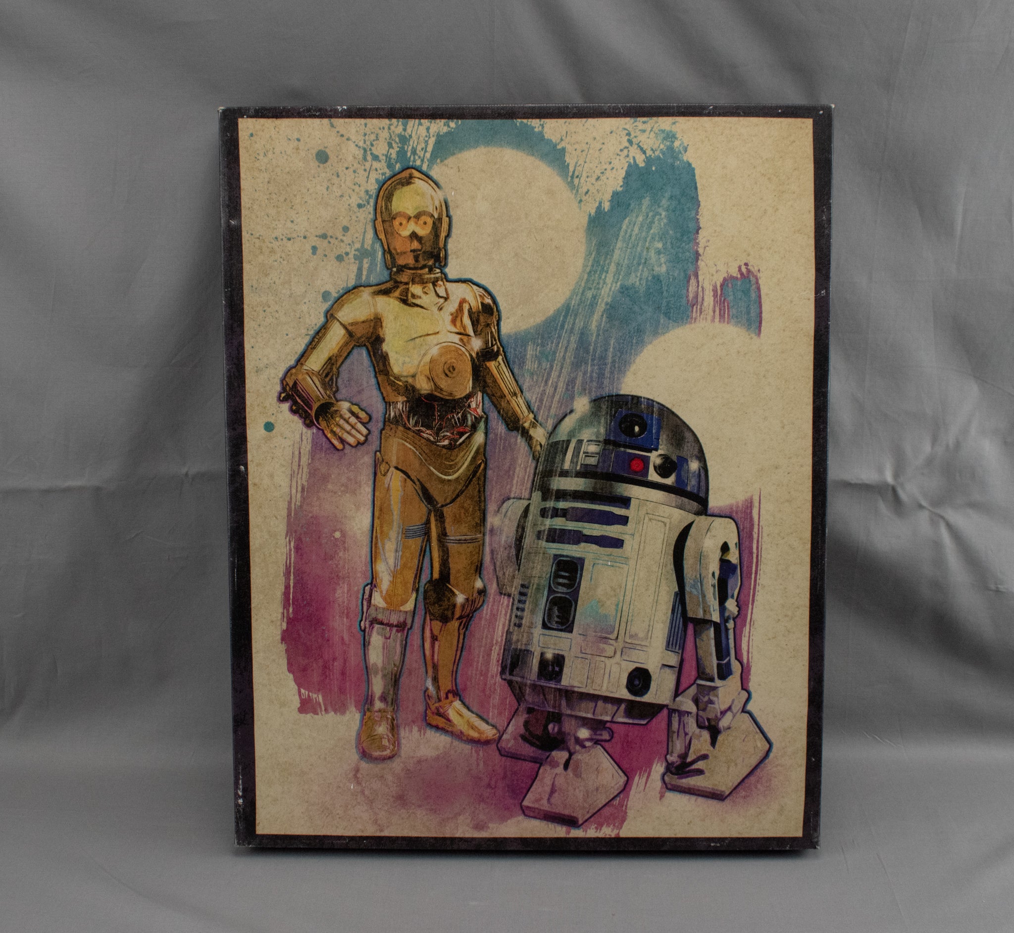 Star Wars Canvas Prints R2D2 C-3PO Han Solo Chewbacca Used Set