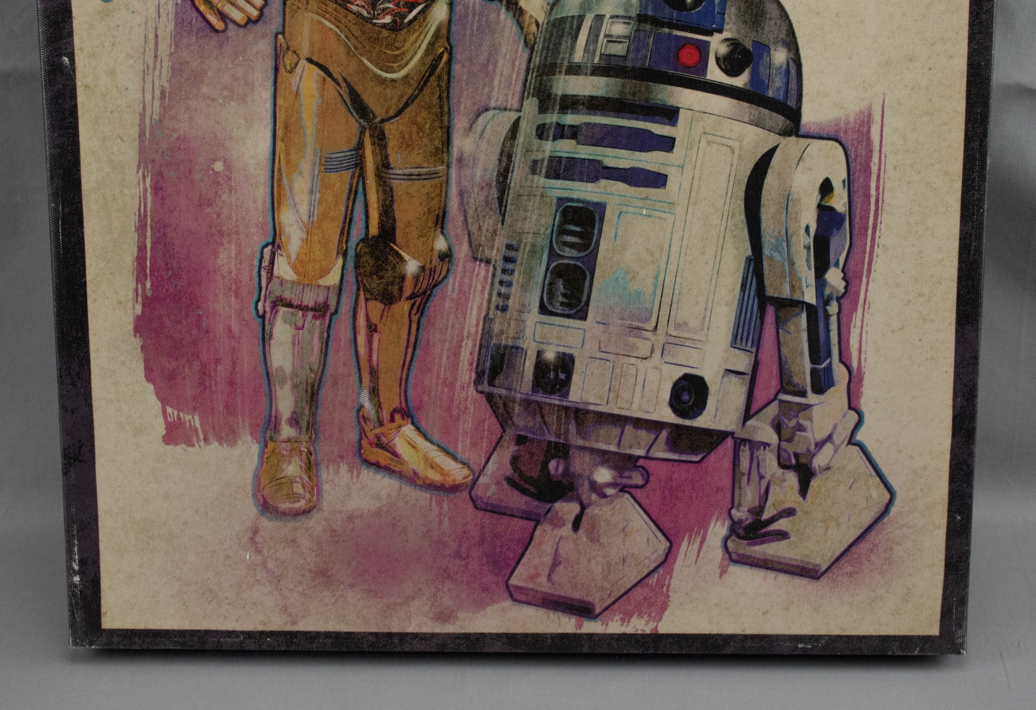 Star Wars Canvas Prints R2D2 C-3PO Han Solo Chewbacca Used Set