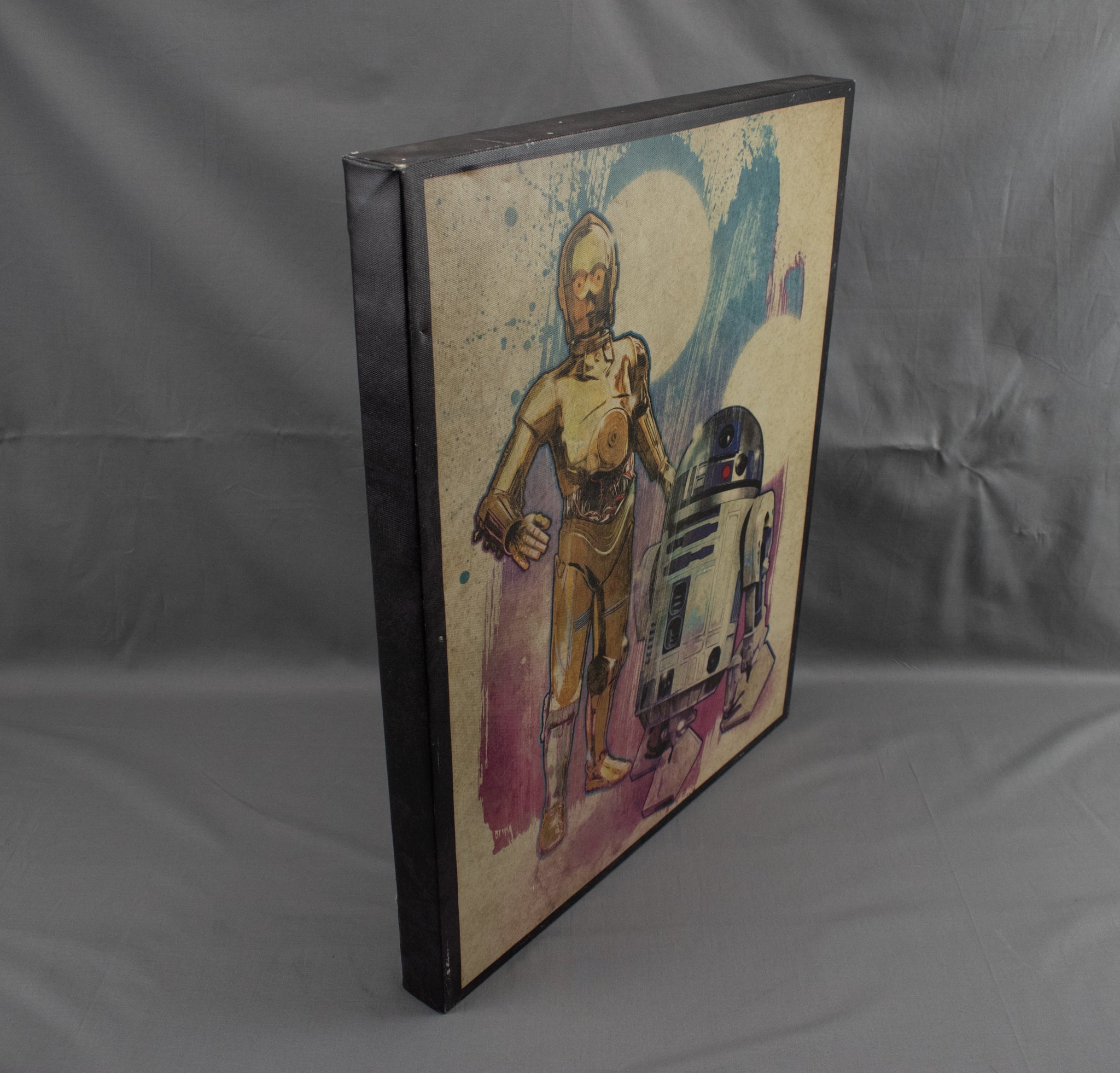 Star Wars Canvas Prints R2D2 C-3PO Han Solo Chewbacca Used Set