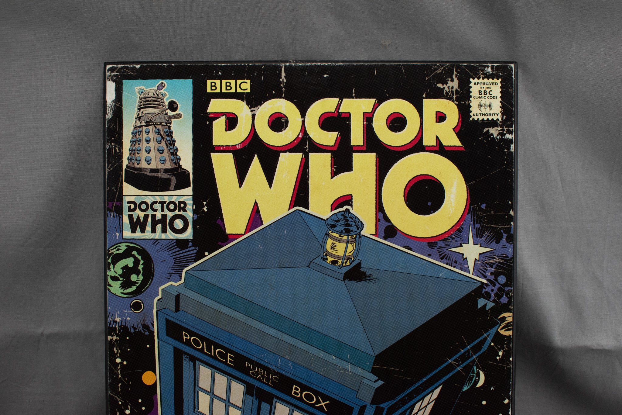 Doctor Who Lost in Time and Space Wood Plaque 13x19