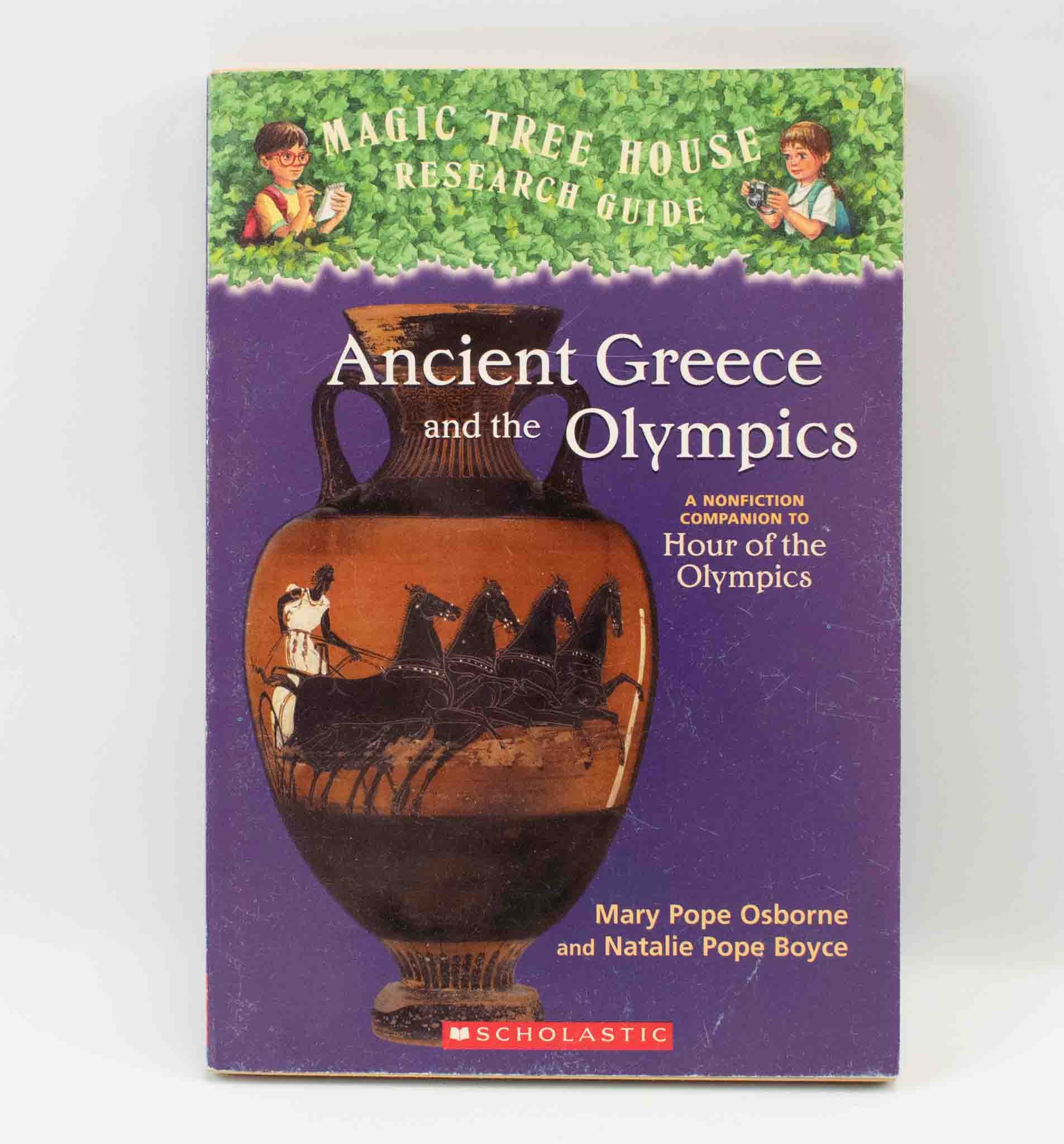 Ancient Greece and the Olympics Book Scholastic Mary Pop Osborne Used