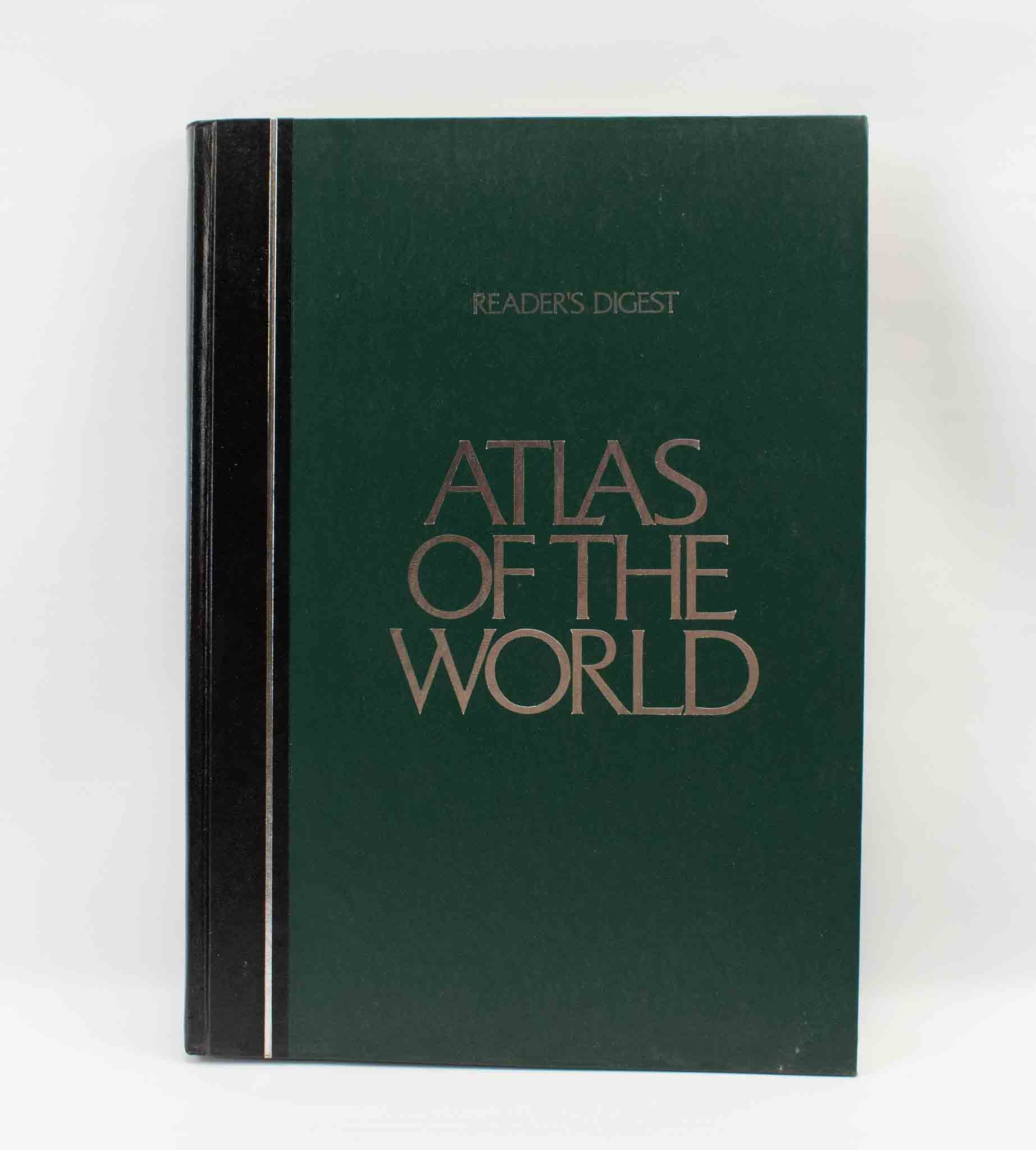 Atlas of the World Rand Mcnally Maps Hardcover Book Readers Digest 1989 Large