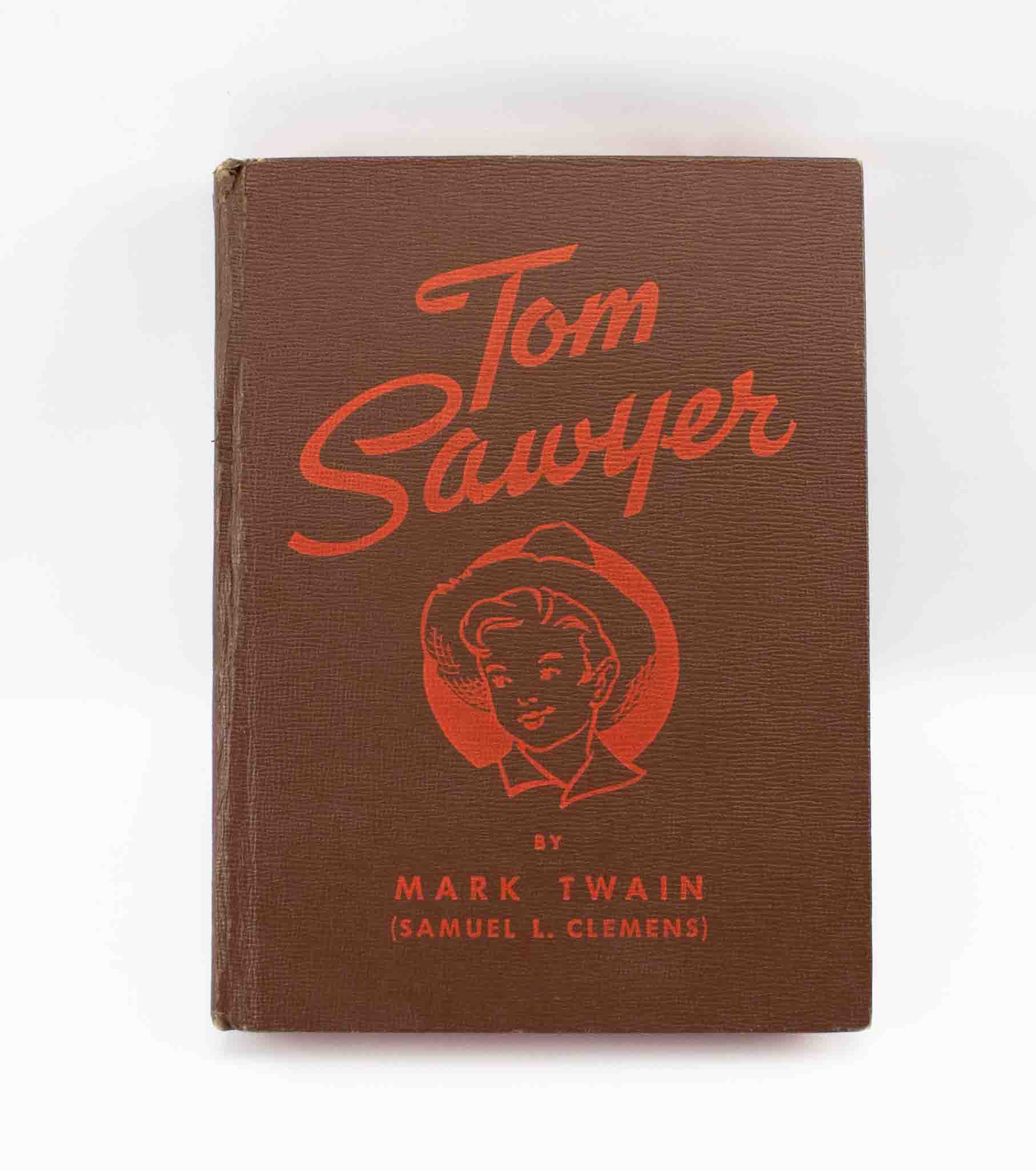 The Adventures of Tom Sawyer Book Mark Twain Samuel Clemens Vintage 1944 Hardcover