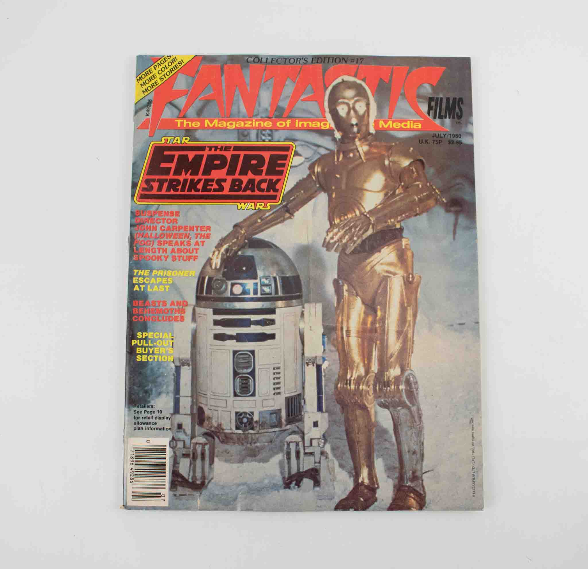 Fantastic Films Magazine Used Collectors Edition 17 The Empires Strikes Back 1980