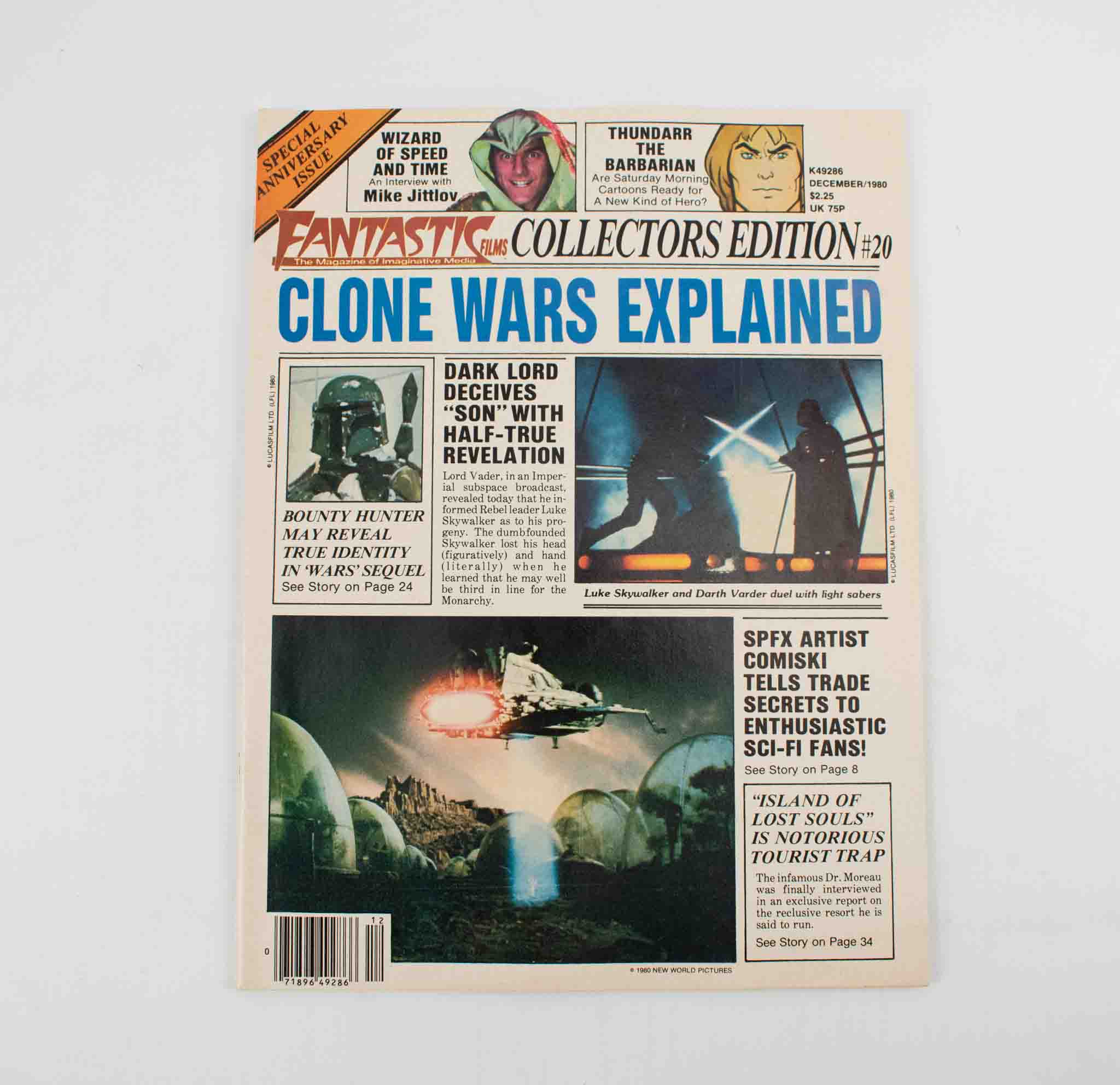 Fantastic Films Magazine Used Collectors Edition 20 Clone Wars Expanded 1980