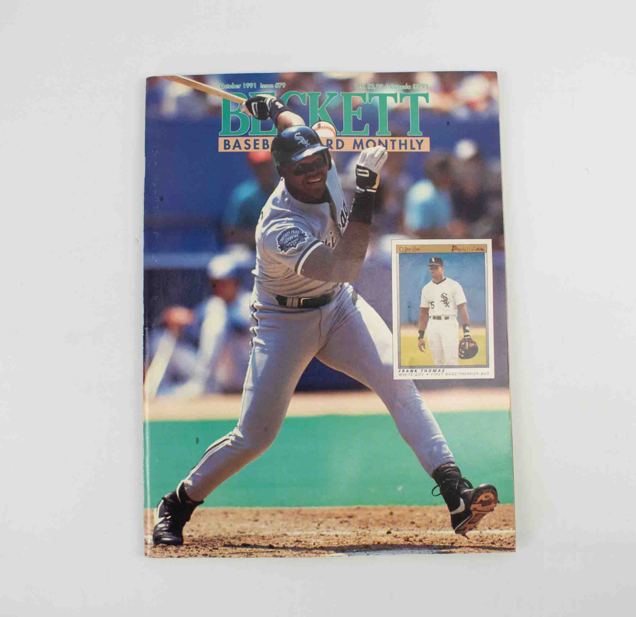 Beckett Baseball Card Monthly Issue 79 1991 October Used Magazine