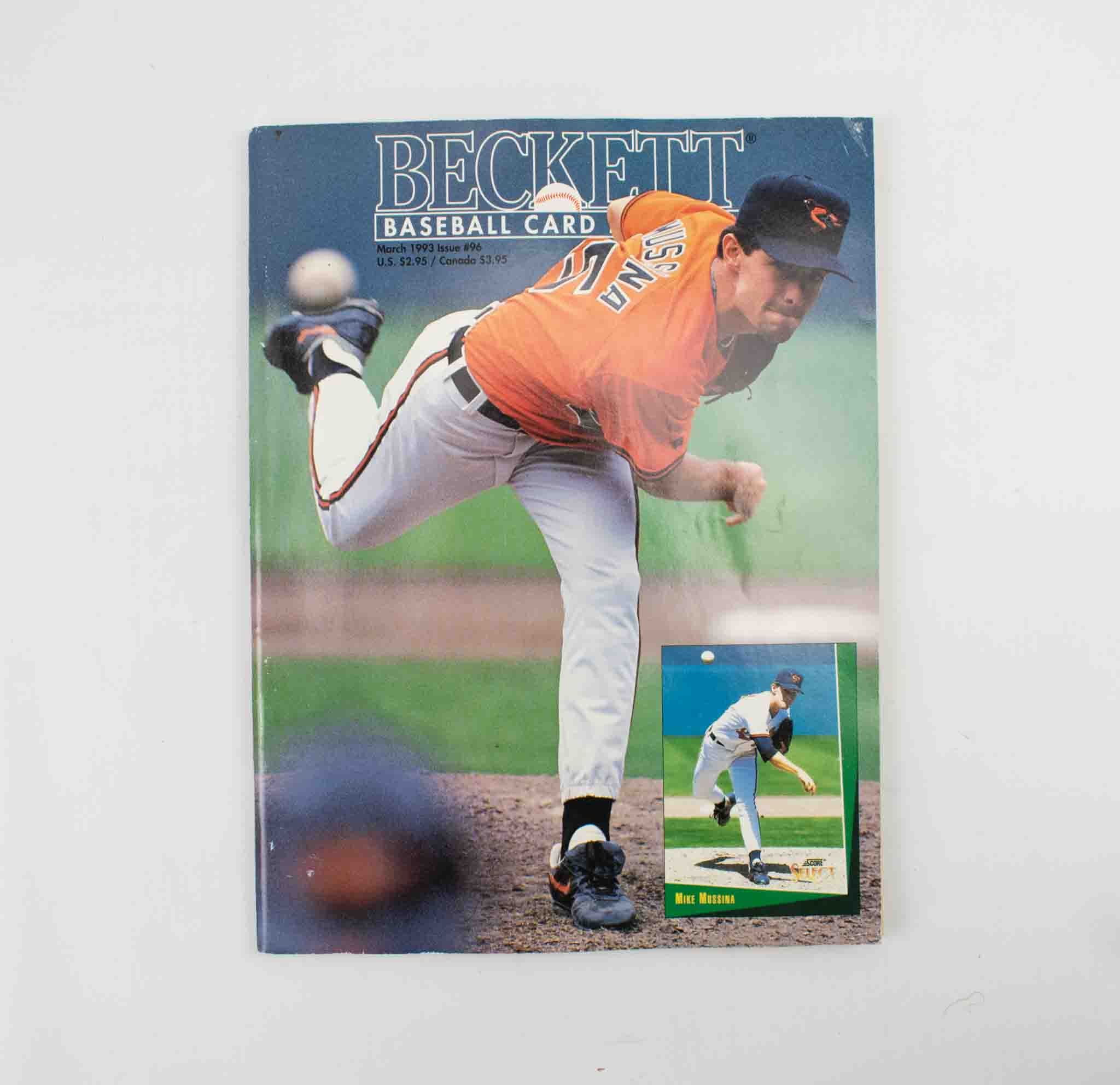 Beckett Baseball Card Monthly Issue 96 March 1993 Used Magazine