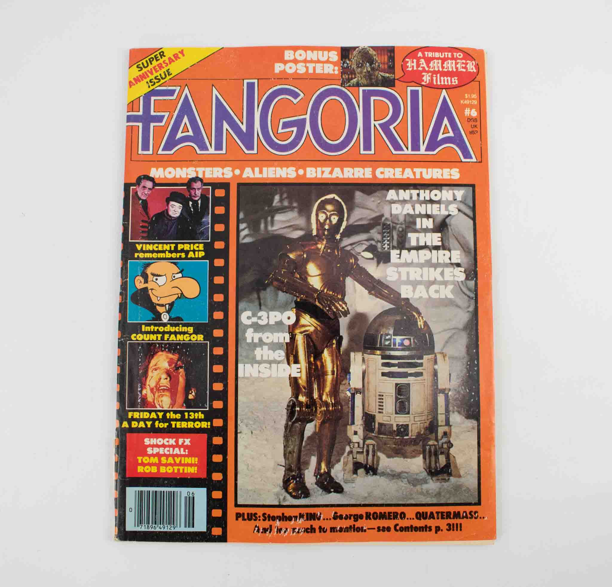 Star Wars Fangoria Super Anniversary Issue #6 Monsters Aliens Bizarre Creatures C3PO