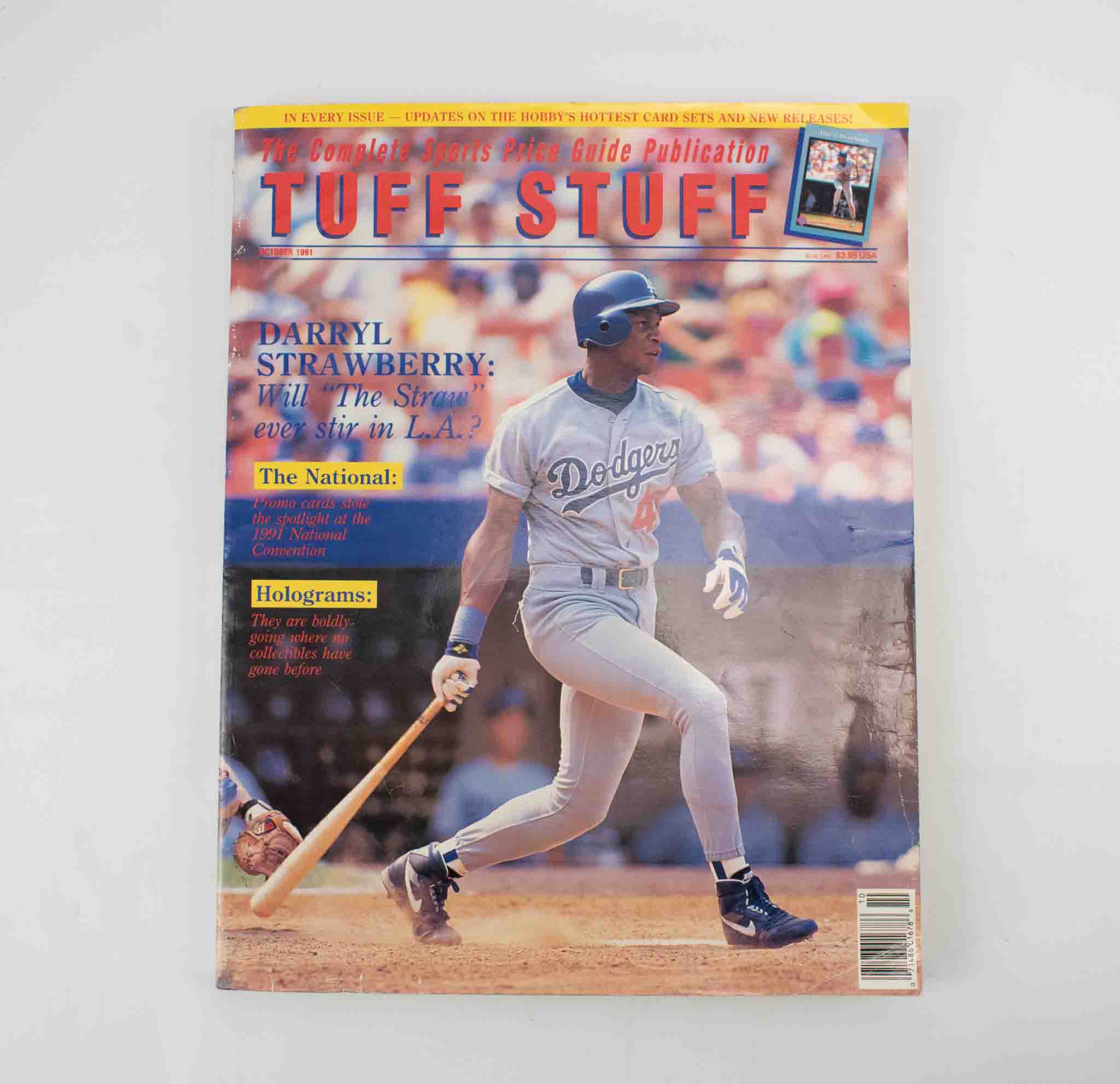 Tuff Stuff Magazine October 1991 Darryl Strawberry