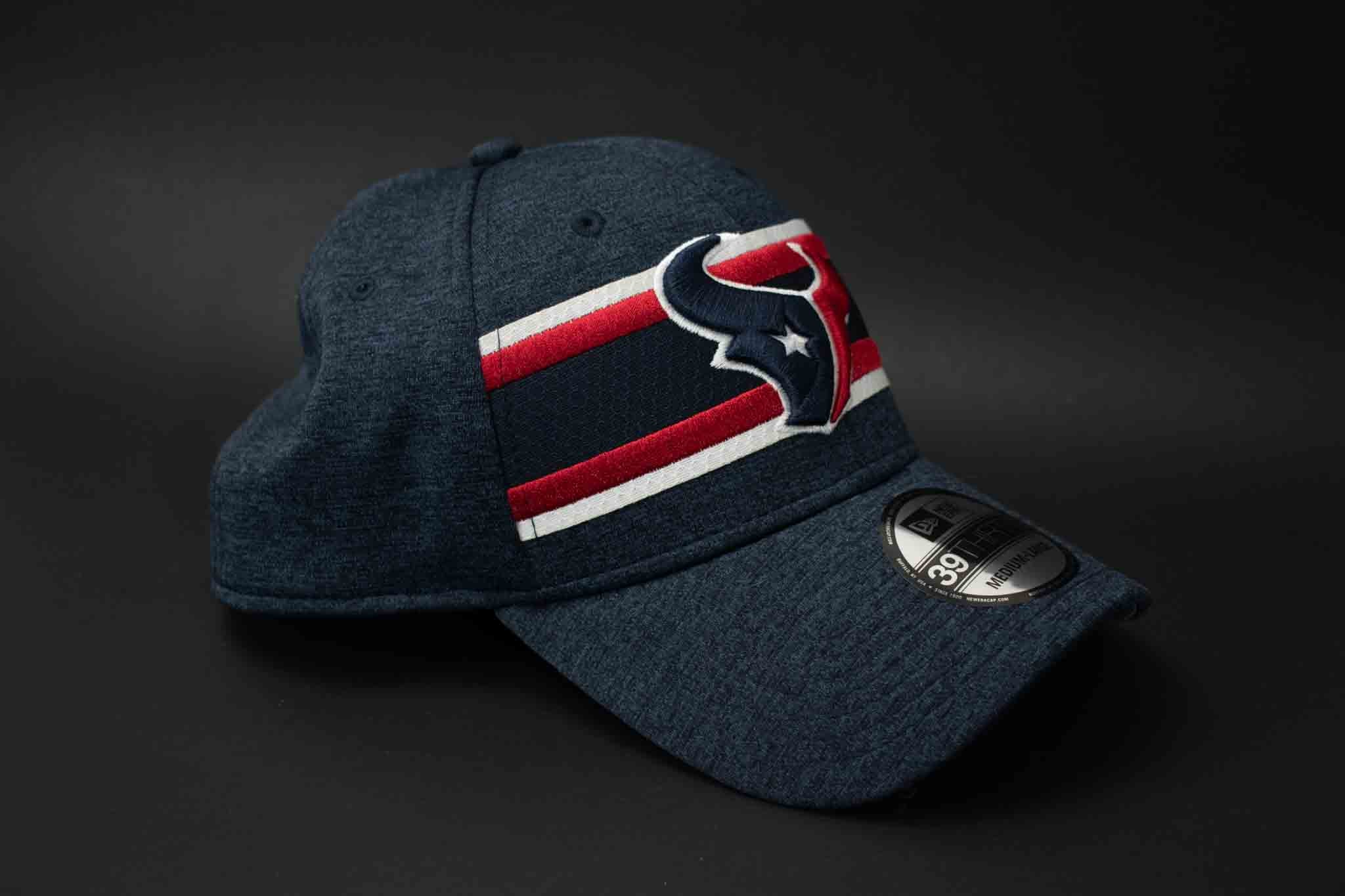 Houston Texans New Era Adult Mens Hat Blue Red Authentic NFL Football Adjustable Hat