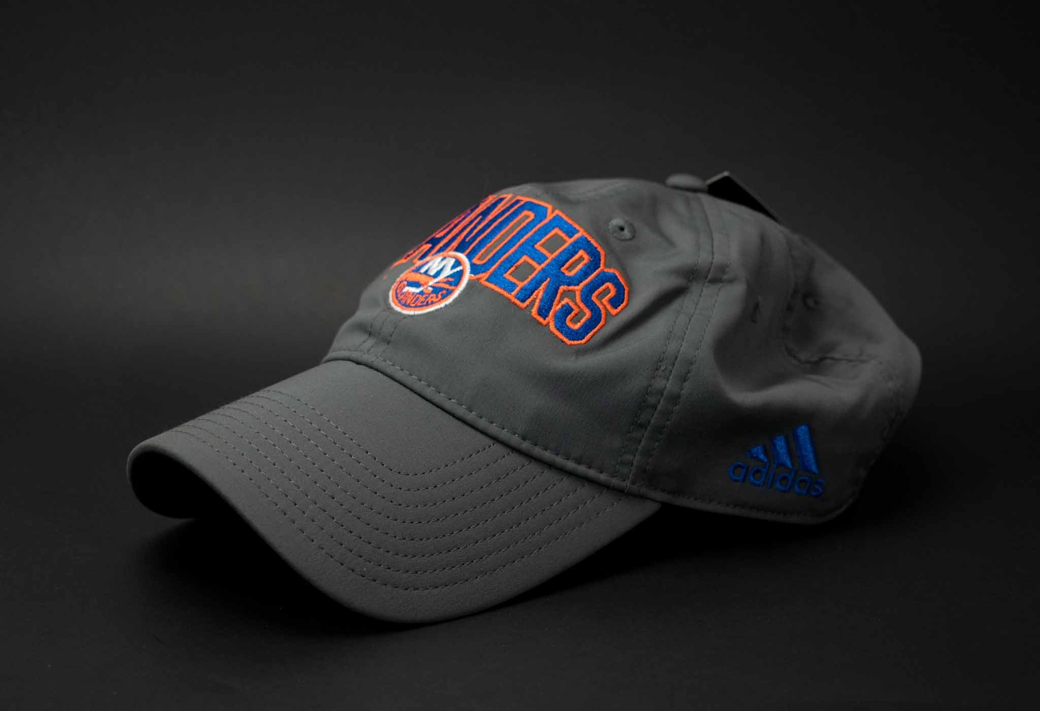 Islanders NHL Adidas Hat Adjustable Grey Hockey Mens Hat Adult Coach SLO AD