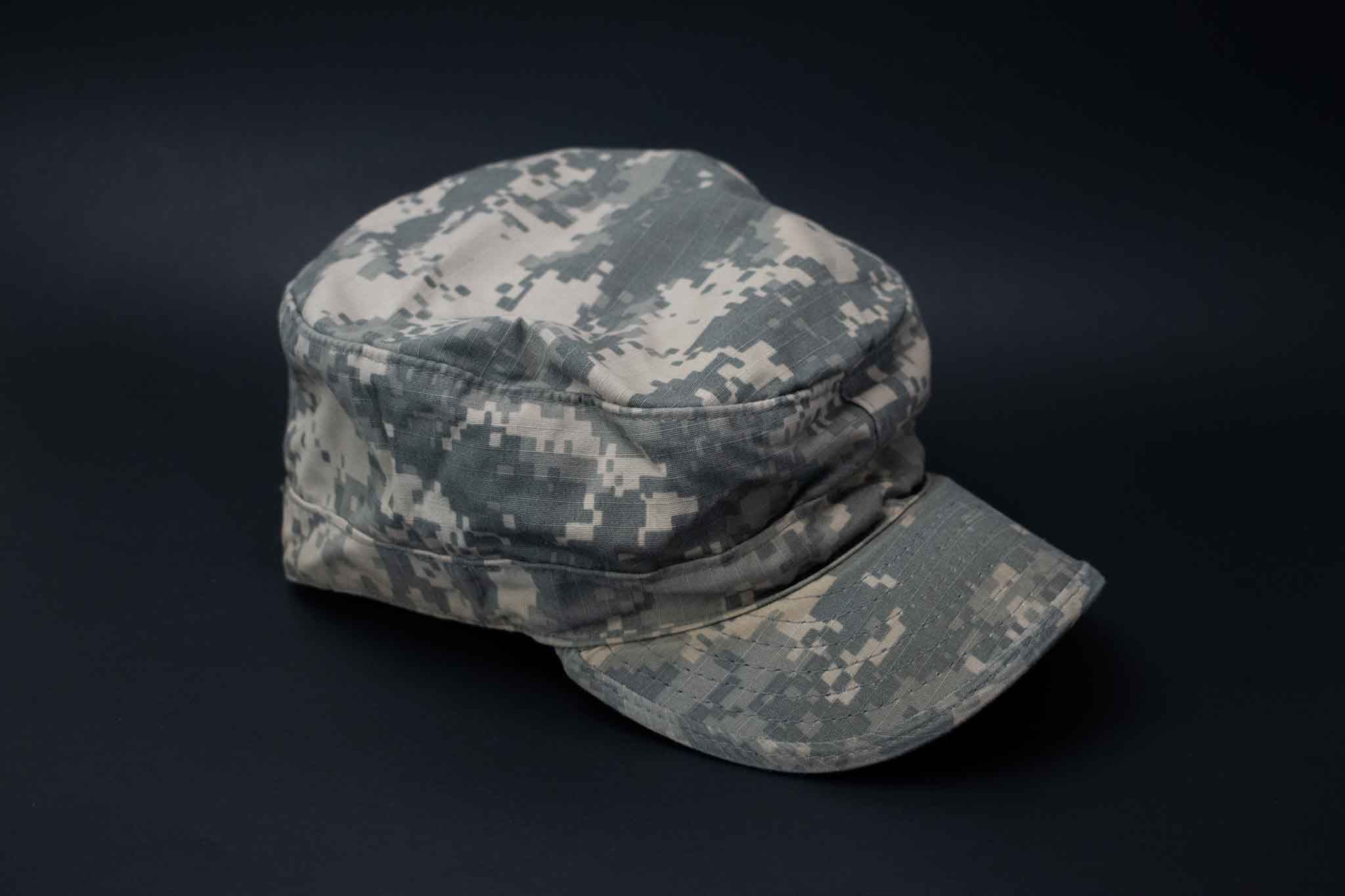 Army PC Military Patrol Cap Digital Camo Adult 7 5/8 Used Hat Headgear Cover