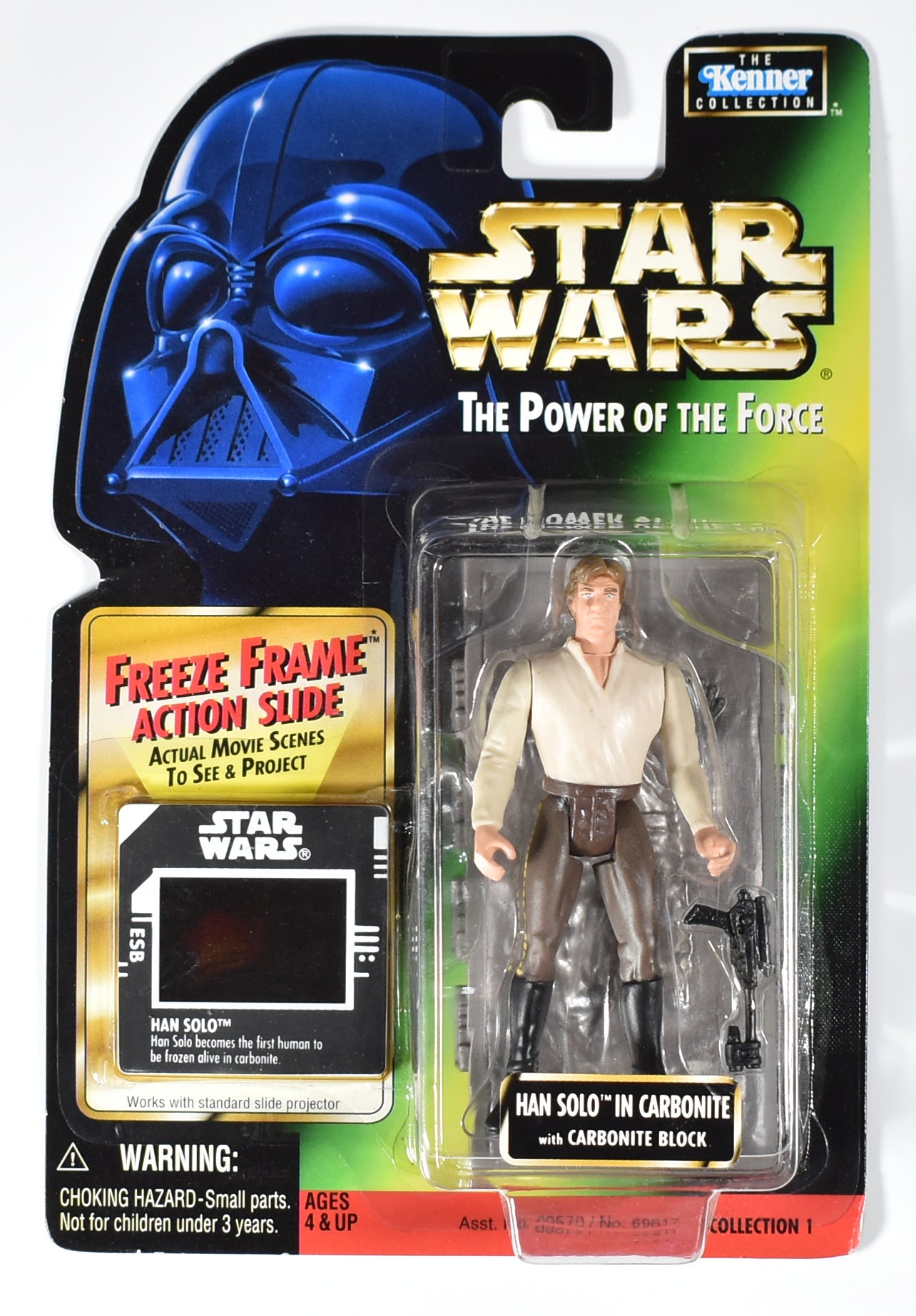 Star Wars Power of the Force Han Solo In Carbonite Freeze Frame