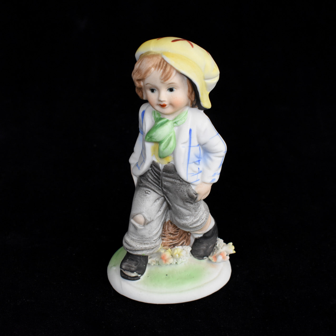 Figure Young Boy 5 inch Figure Used Porcelain Figurine Collectable