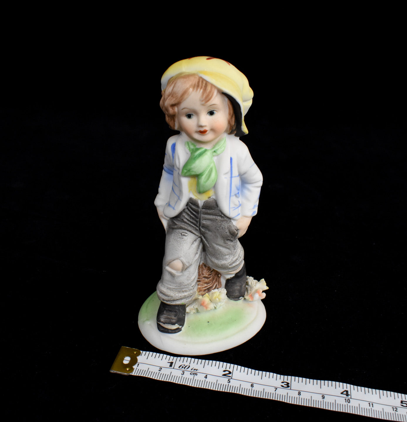 Figure Young Boy 5 inch Figure Used Porcelain Figurine Collectable