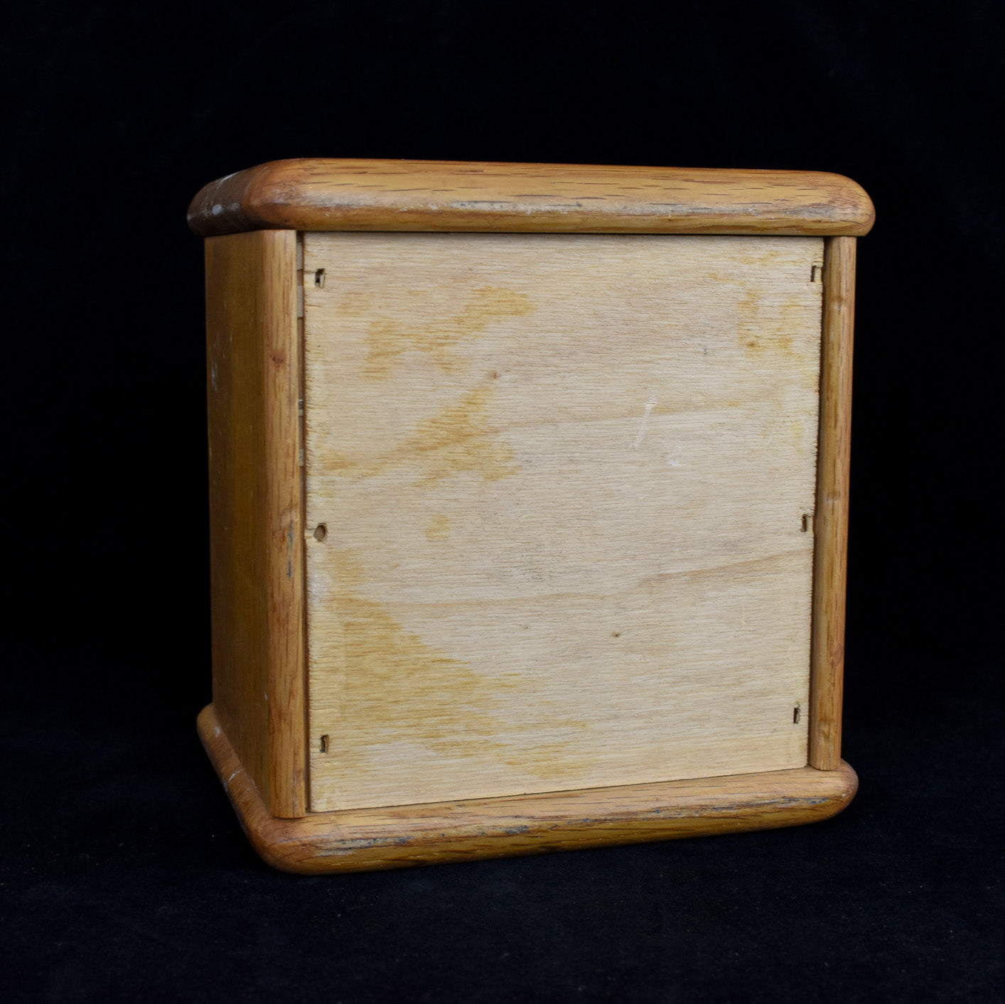 Wood Keep Safe Box 6x6 Storage Box Used Stash Vintage Wood Box